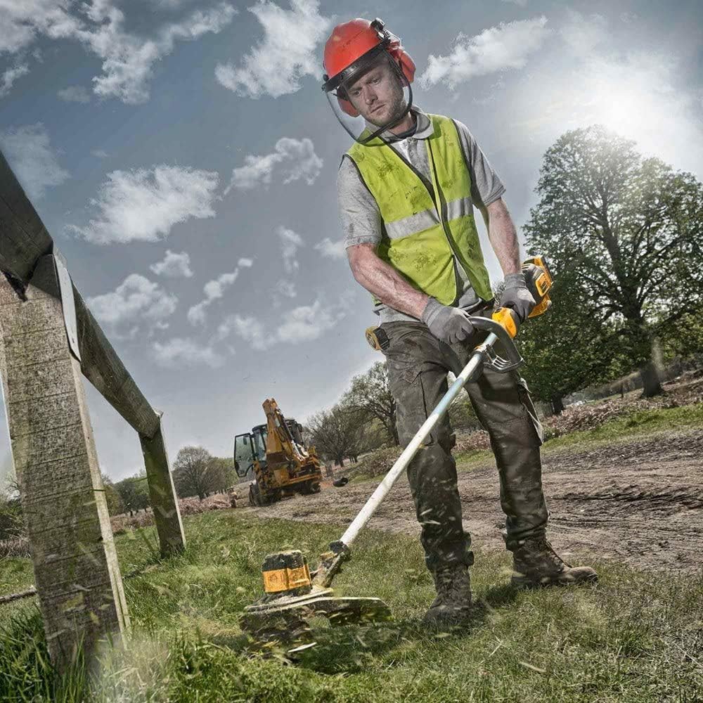 DEWALT Akku-Rasentri mmer (18 Volt, bürstenlos, 30 cm Schnittbreite, zwei-Stufen-Elektronik, Bumb-Feed Fadenverlängerung, für große Flächen und Gärten, Lieferung ohne Akku und Ladegerät) DCM561PB