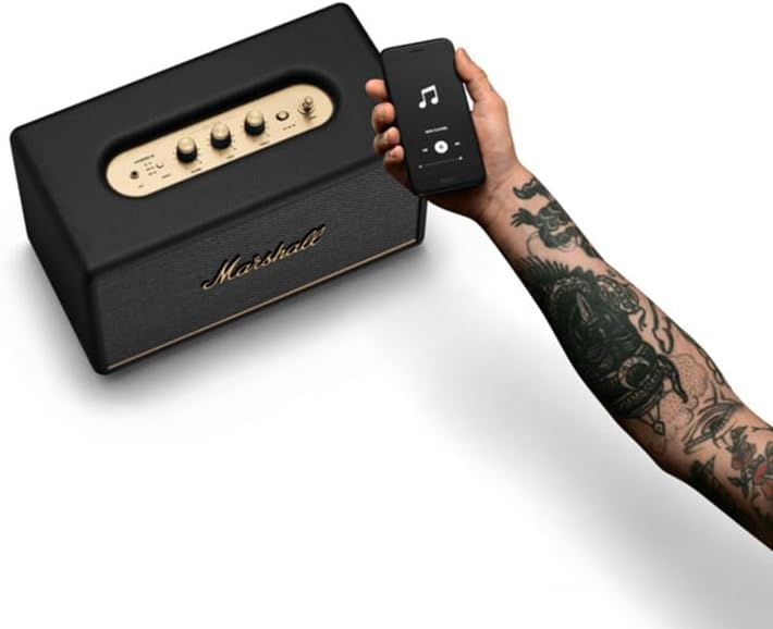 Marshall Stanmore III Bluetooth-Lautsprecher, Kabellos – Schwarz