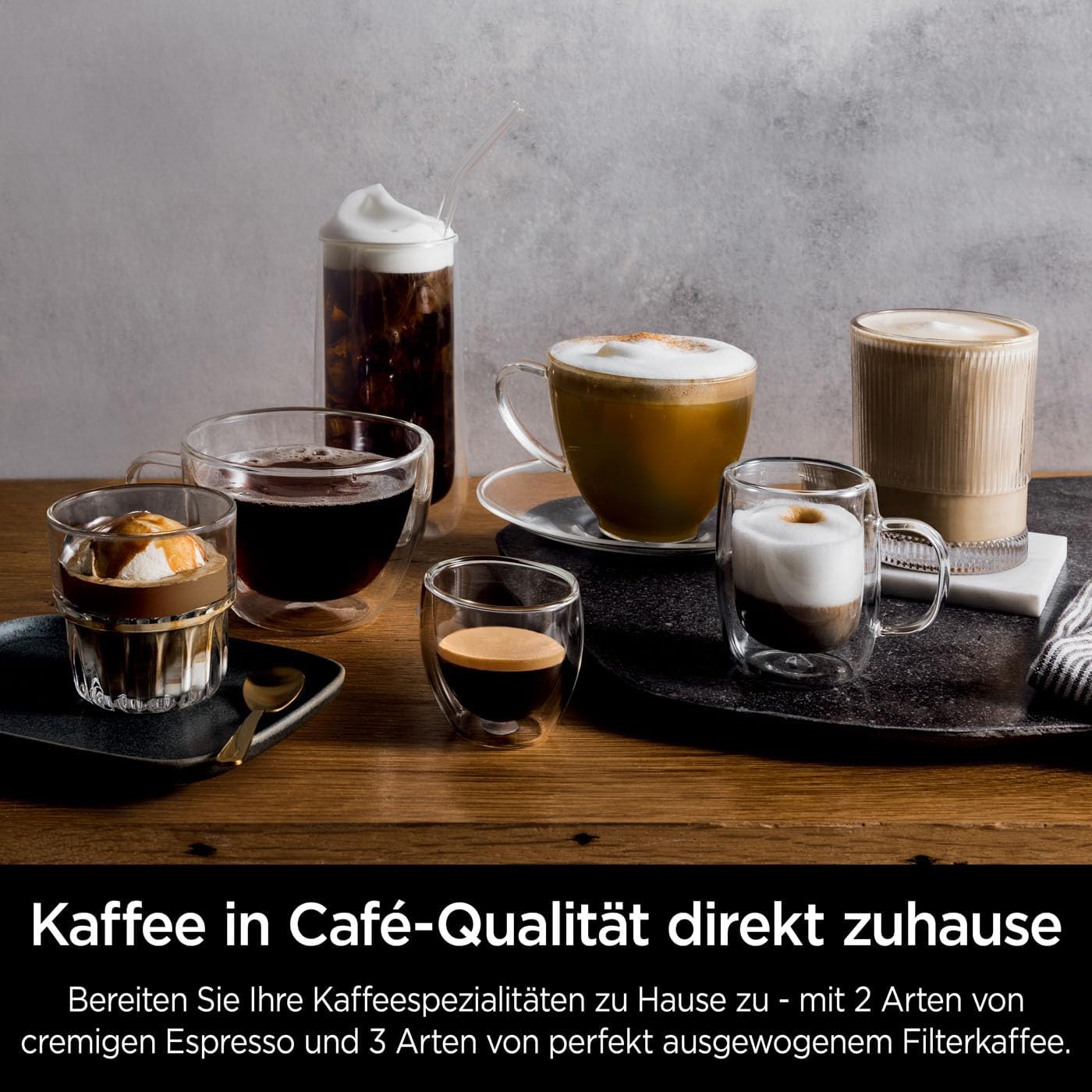 Ninja Luxe Essential 2-in-1-Kaffeemaschine mit Mahlwerk und Aufschäumer für Latte, Cappuccino & Espresso, einfache Handhabung, 2 Voreinstellungen zum Aufschäumen, Silber, ES501EU