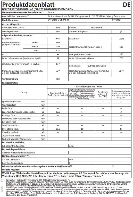 Amica KGC 15632 T Retro Kühl-/Gefrierkombination / Ice Blue (Türkis) / 144cm (H) x 55cm (B) x 62cm (T) / Retro-Design / Kühlschrank mit Gefrierfach