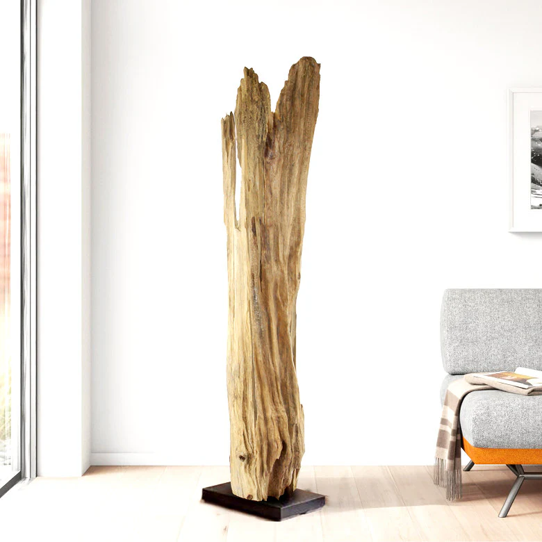 Teakholz Stehlampe ALMA | Hhe 180 cm