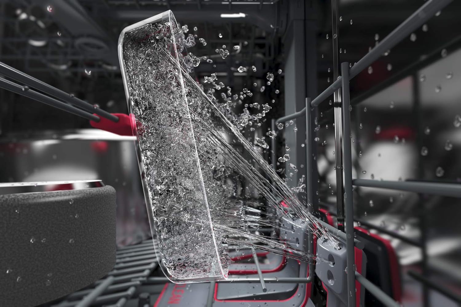 Bauknecht B7F HP43 XA Freistehender Geschirrspüler/ 60 CM/ 15 Maßgedecke/PowerClean Pro-Effektive Hochdruckdüsen/Natural Dry-Automatische Türoffnung-Bessere Trocknung/Maxi Space-Mehr Innenraum