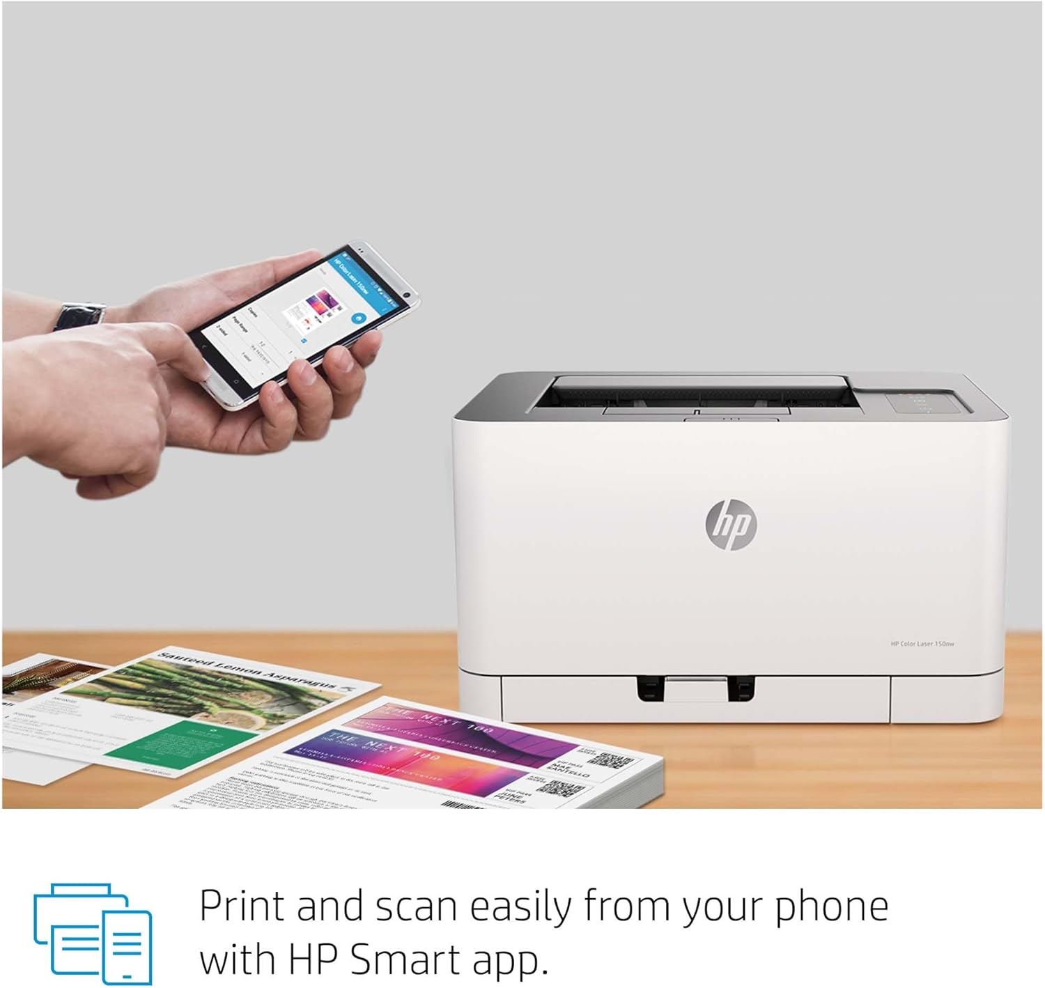 HP Color Laser MFP 179fwg Multifunktions-Farblaserdrucker, Drucken, Kopieren, Scannen, Faxen, Automatische Dokumentenzuführung, Wi-Fi, Ethernet, USB, HP Smart App