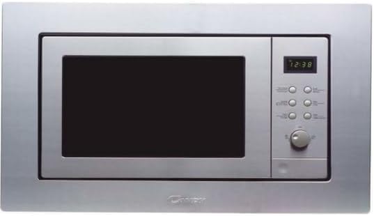 Candy MIC 201 EX Einbau-Mikrowelle / Volumen: 20 Liter / Mikrowelle: 800W / Grill: 1000W, Metallisch