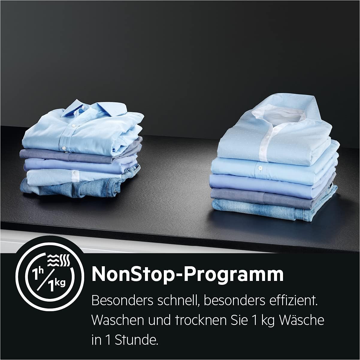 AEG L7WBA60680 Waschtrockner / DualSense - schonende Pflege / 8 kg Waschen / 5 kg Trocknen / D / energiesparend / Mengenautomatik / Nachlegefunktion / ProSteam - Auffrischfunktion / 1600 U/min Weiß