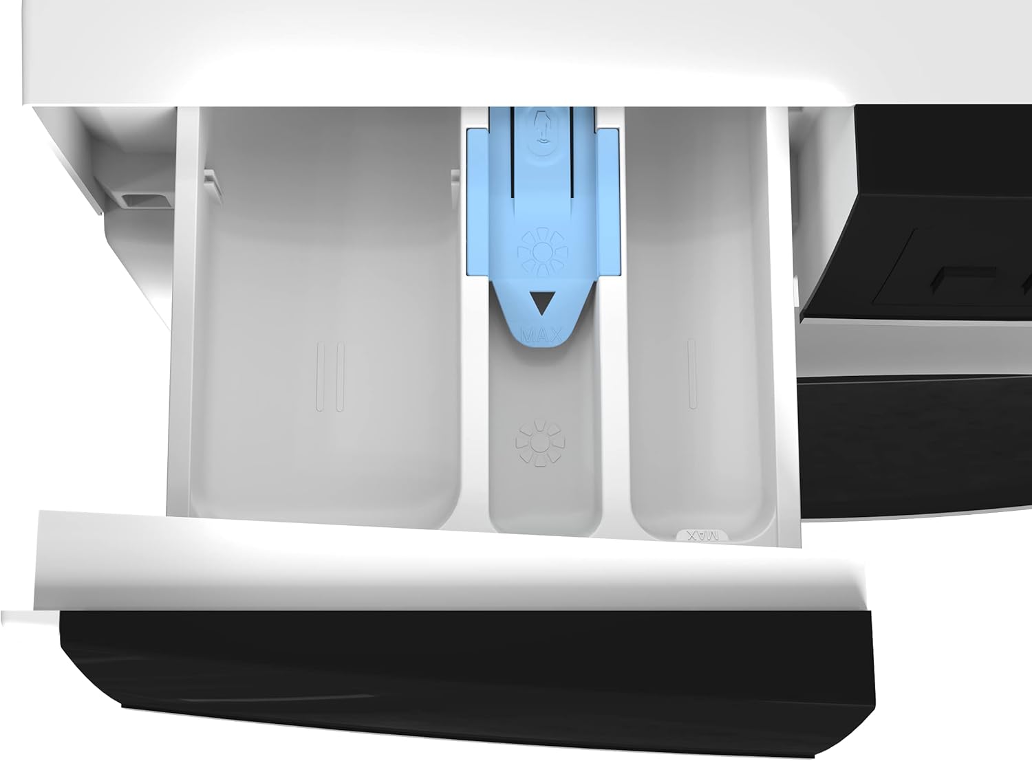 SHARP ES-NFB714CWA-DE Waschmaschine Frontlader/A / 7 kg / 1400 U/min/Advanced Inverter Motor/Dampf-Funktion / 15 Programme inkl. 12 min Kurzprogramm/AquaStop/Weiß