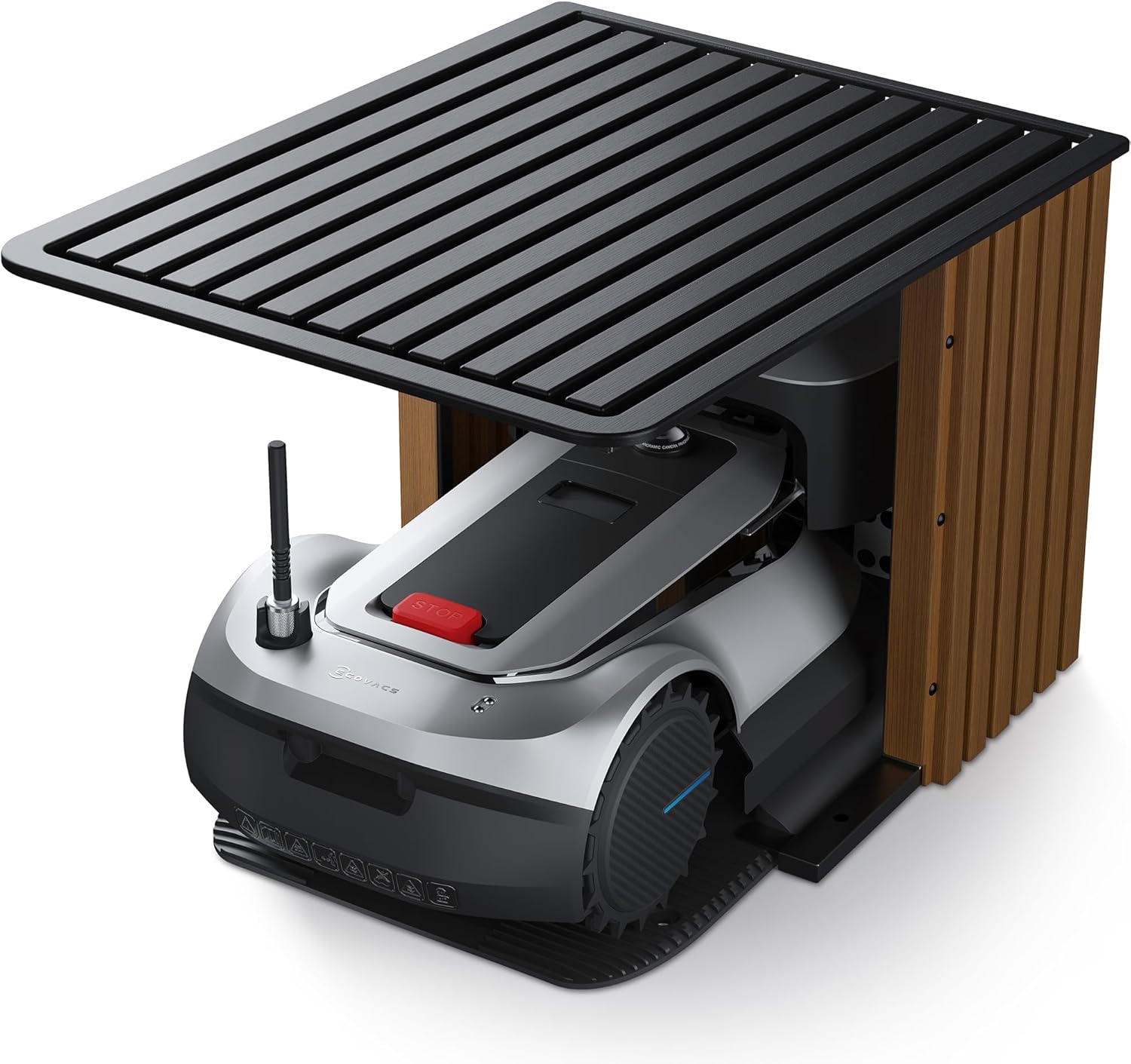 ECOVACS GOAT G1-800 Mhroboter ohne Begrenzungskabel 800㎡, Rasenmher Roboter mit TrueMapping-Multifusionslokalisierung,   Hindernisvermeidung, 16-Zonen-Management, 45% Steigung, Videomanager