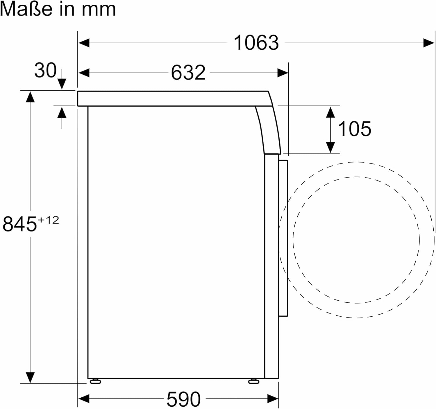 Siemens WU14UT42, iQ500 Waschmaschine, 9kg, 1400 UpM, Unterbaufähig, Extra stromsparend und leise, varioSpeed für kürzere Programme, LED-Display, Outdoor-Programm, Nachlegefunktion, aquaStop