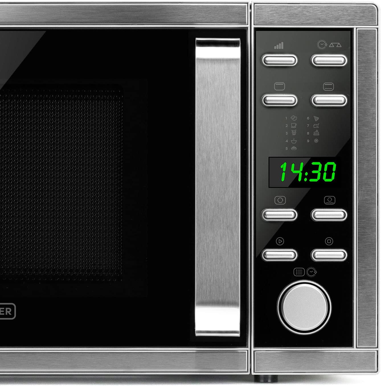 Black+Decker ES9700040B BXMZ901E Mikrowelle mit Grill und Konvektion, 25 liters, Grau