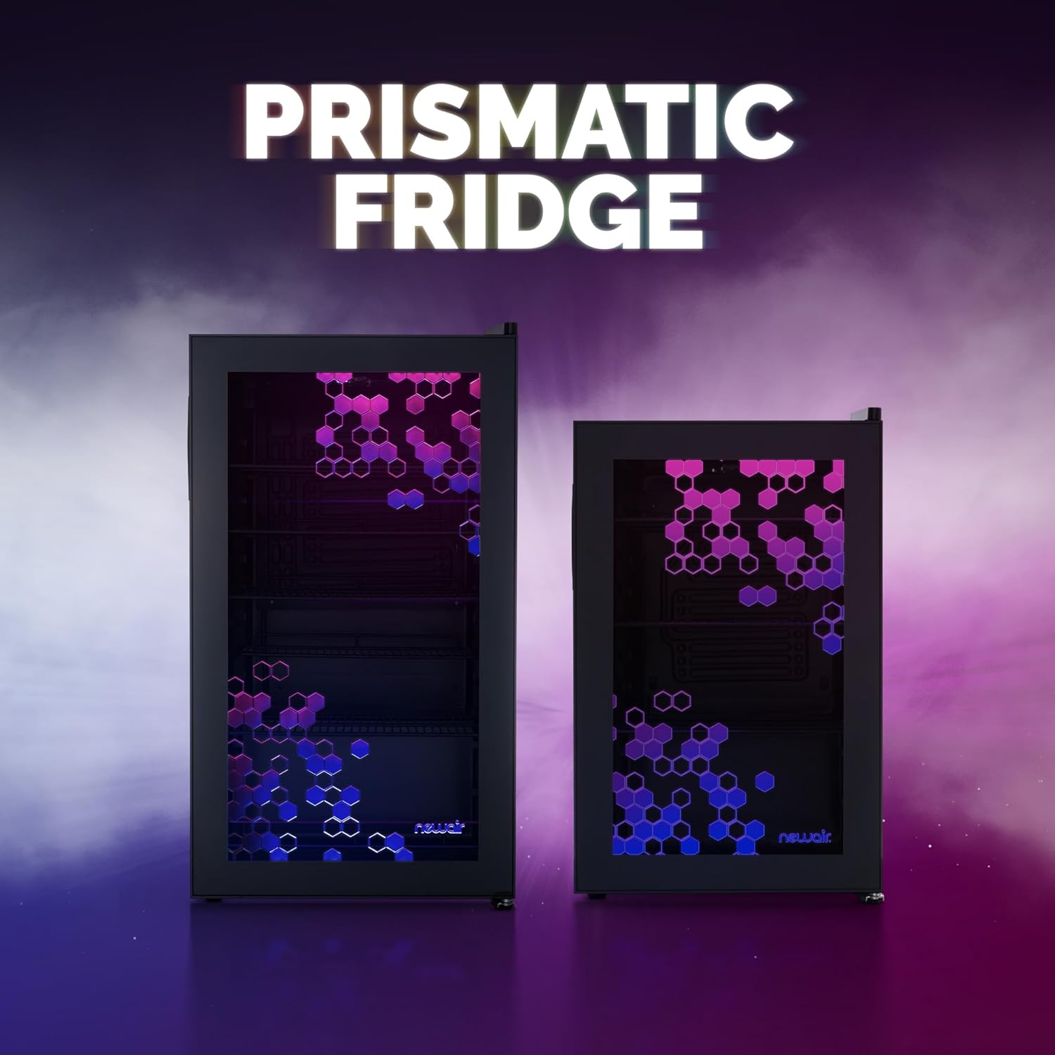 Getränkekühlschrank | Freistehender Kühlschrank für 126 Dosen mit Glastür mit Scharnier rechts | Mini-Getränkekühlschrank, perfekt für Bier, Wein, Limonade und kühlere Getränke