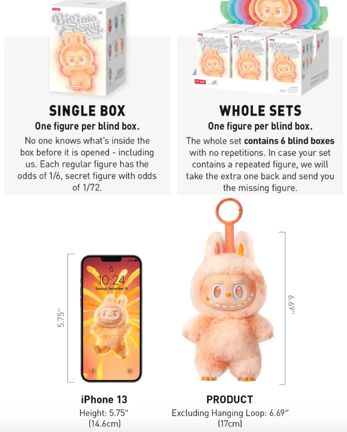 Pop Mart Labubu Die Monster Big into Energy-Serie