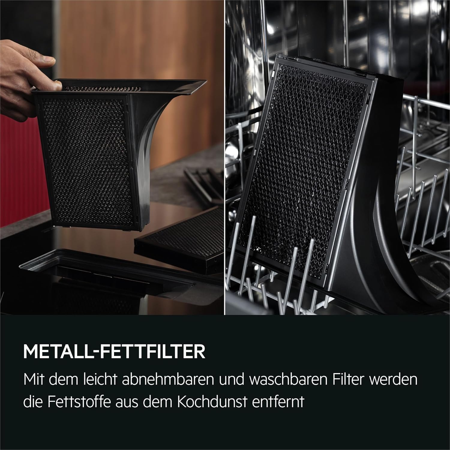 AEG IKE84441XB Autarkes Kochfeld / Herdplatte mit Touchscreen, Topferkennung & Hob²Hood-Funktion / Induktionskochplatte / 4 Kochzonen / Edelstahlrahmen / 80 cm Schwarz