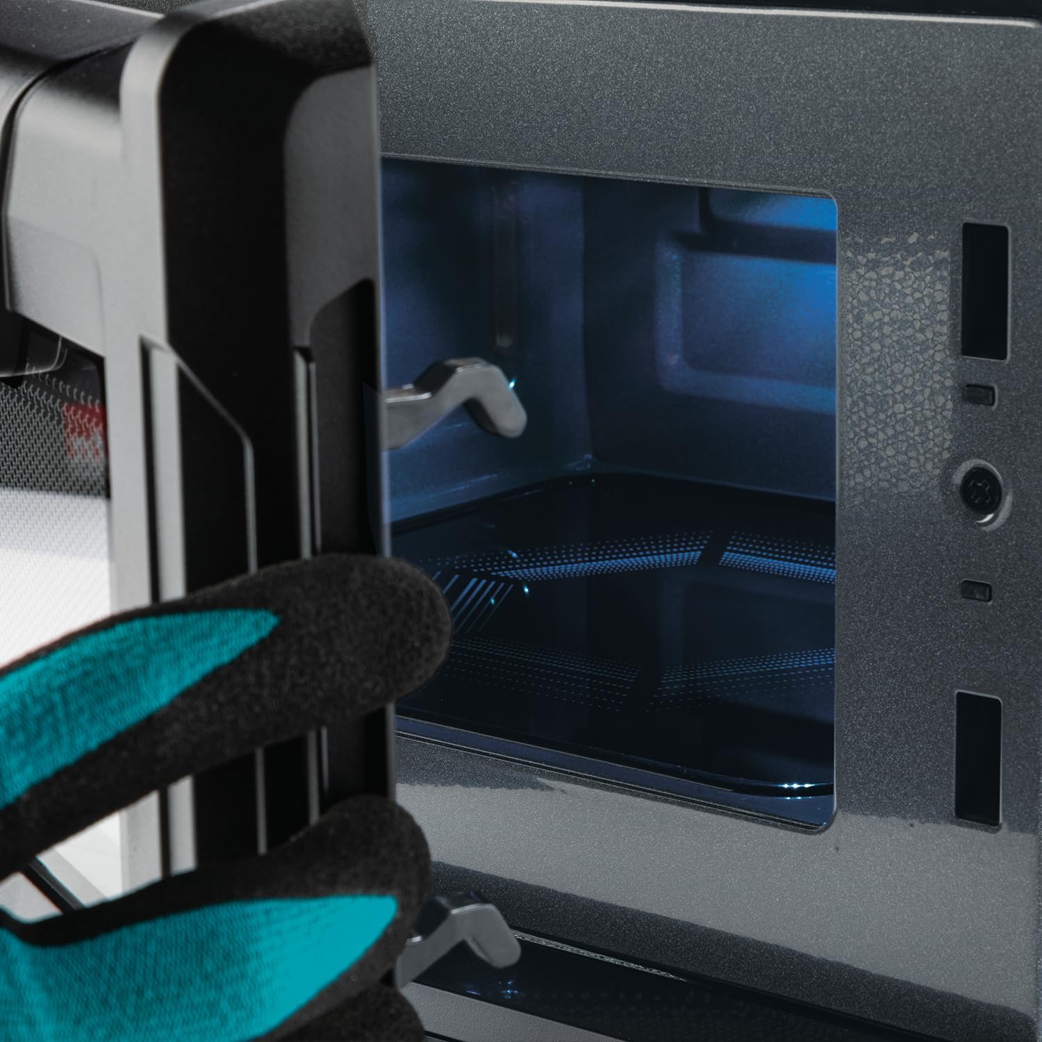 Makita MW001GZ Akku-Mikrowelle 40V max. 350/500 W, 8 l (ohne Akku, ohne Ladegerät)