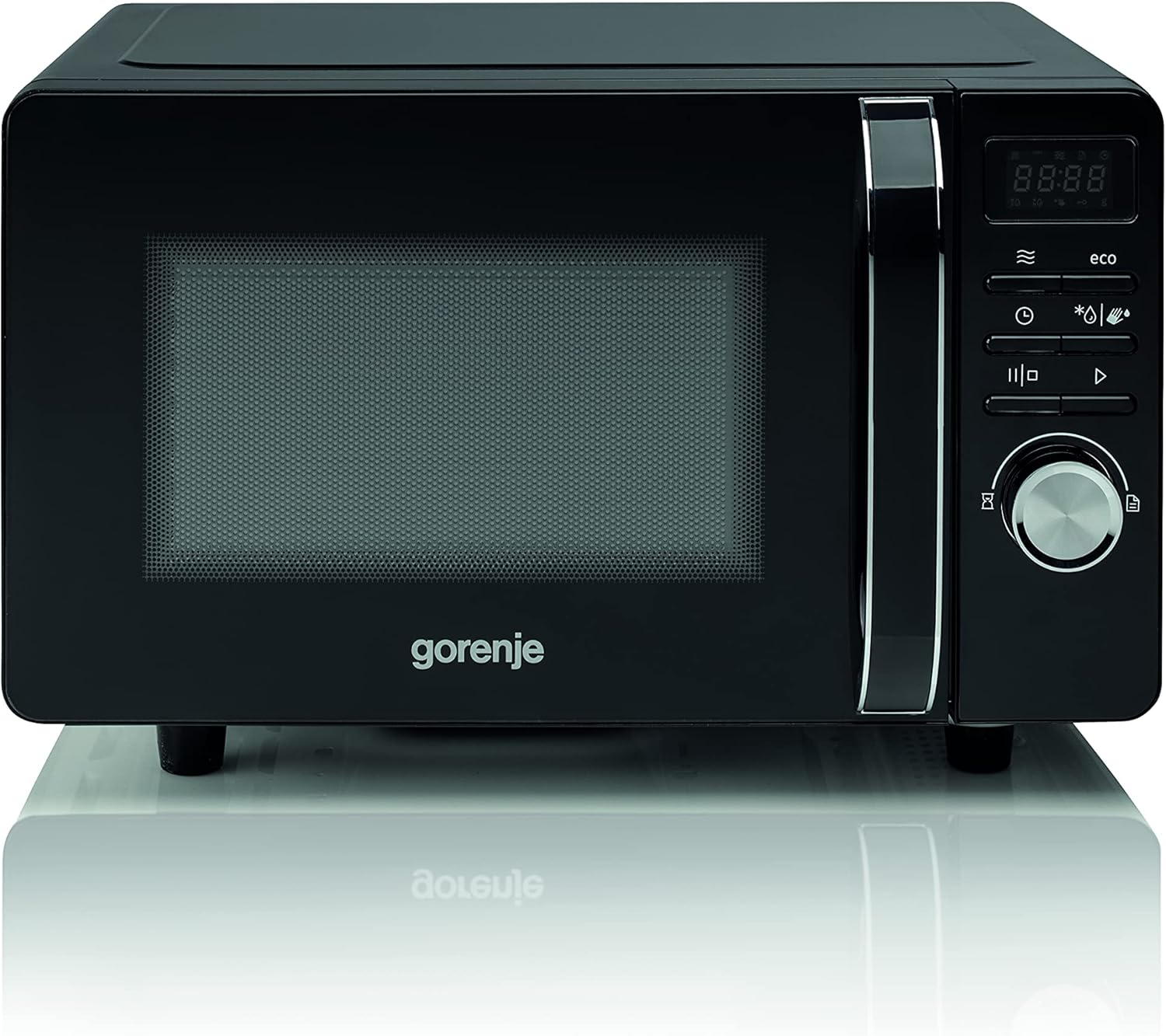 Gorenje MO 20 A3X Mikrowelle/ ChildLock/ AquaClean/ TouchControl/ SmartDisplay/Auftaufunktion/ 11 Automatikprogramme/ 5 Leistungsstufen/ 20l/ 800 W/ Edelstahl