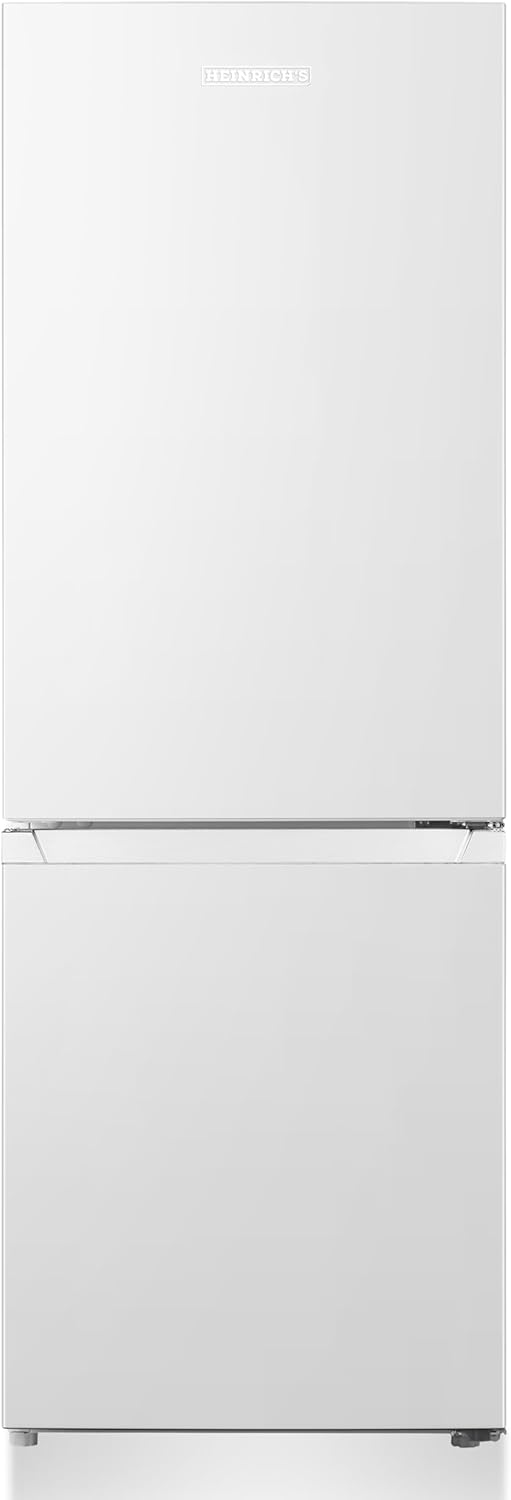 Heinrich´s Kühlgefrierkombination 175Liter, Kühlvolumen 122L, Gefrierfach 53L,LED Innenraumbeleuchtung, Kühlschrank Türanschlag wechselbar, leise 39dB,große Tiefkühlboxen, 7 Temperaturstufen, schwarz