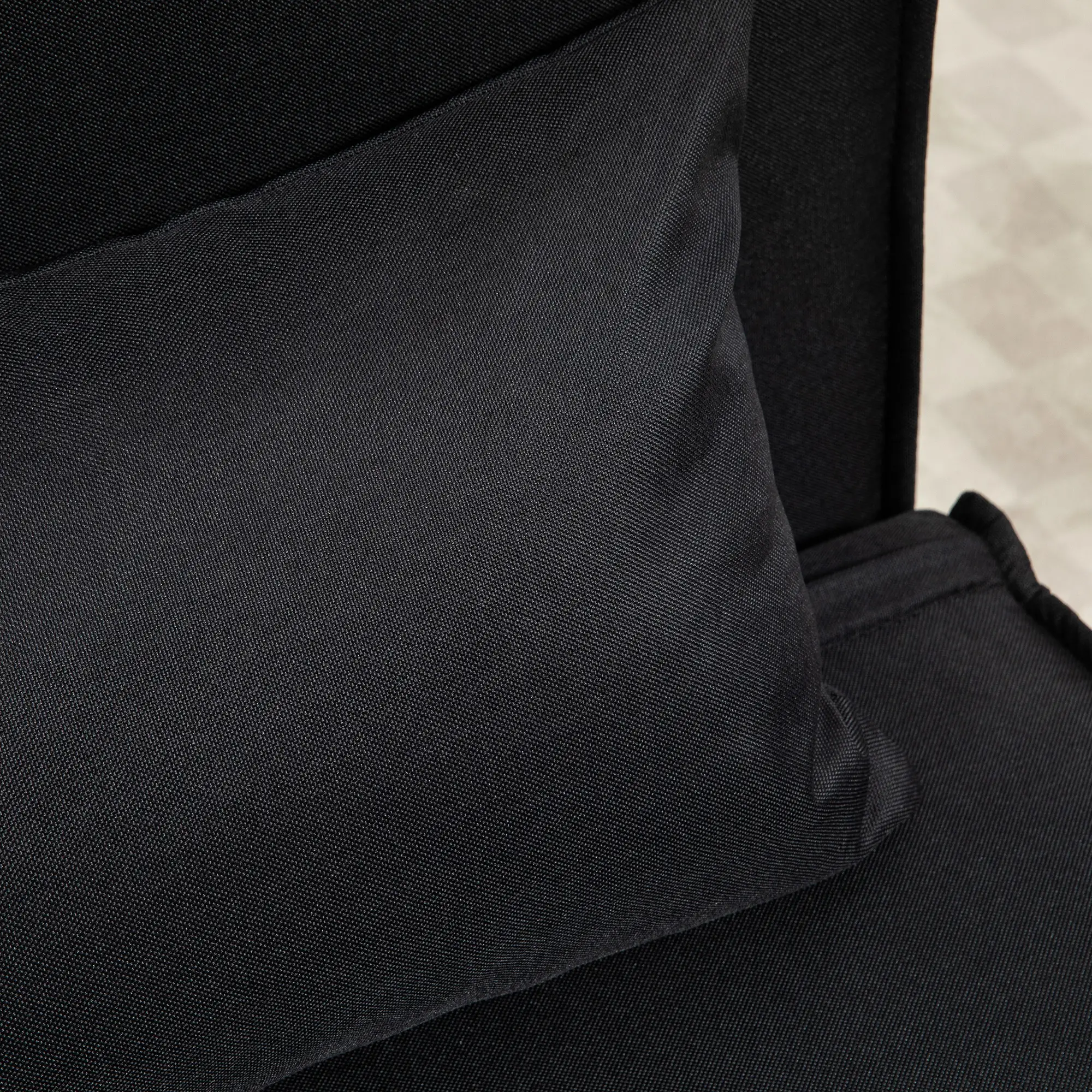 HOMCOM Schlafsessel 2in1 verstellbare Rückenlehne Leinenoptik