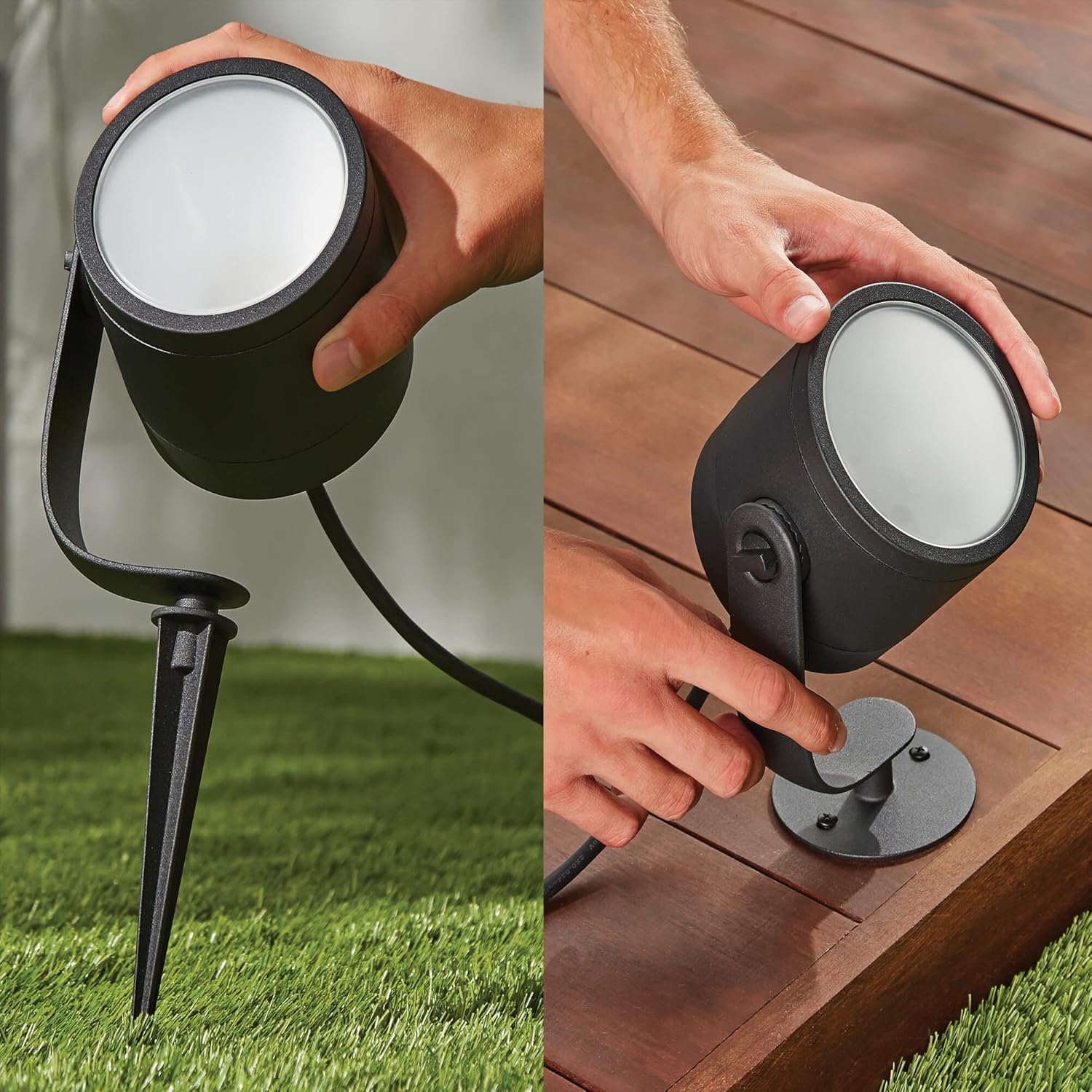 Philips Hue White & Color Ambiance Lily Gartenspot [nur Erweiterung], erfordert Hue Bridge + Base Kit (separat erhältlich), funktioniert mit Alexa, Google Assistant und Apple Homekit