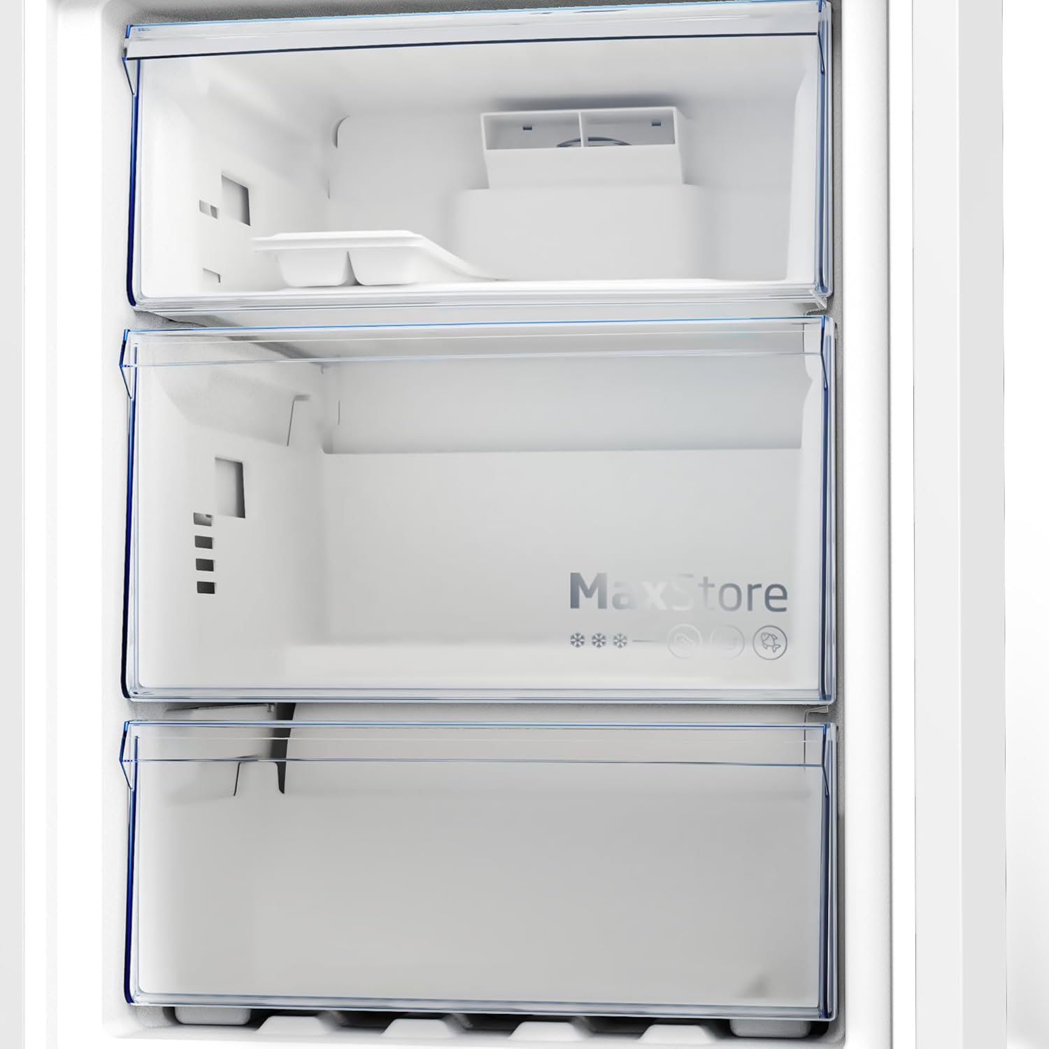 Beko RCNE366E70ZXBRN bPRO700 freistehende Kühl-/Gefrierkombination, großer Kühlschrank, 323 l Gesamtrauminhalt, HarvestFresh, NoFrost, leise, SmoothFit, 0°C-Zone, Dark Inox