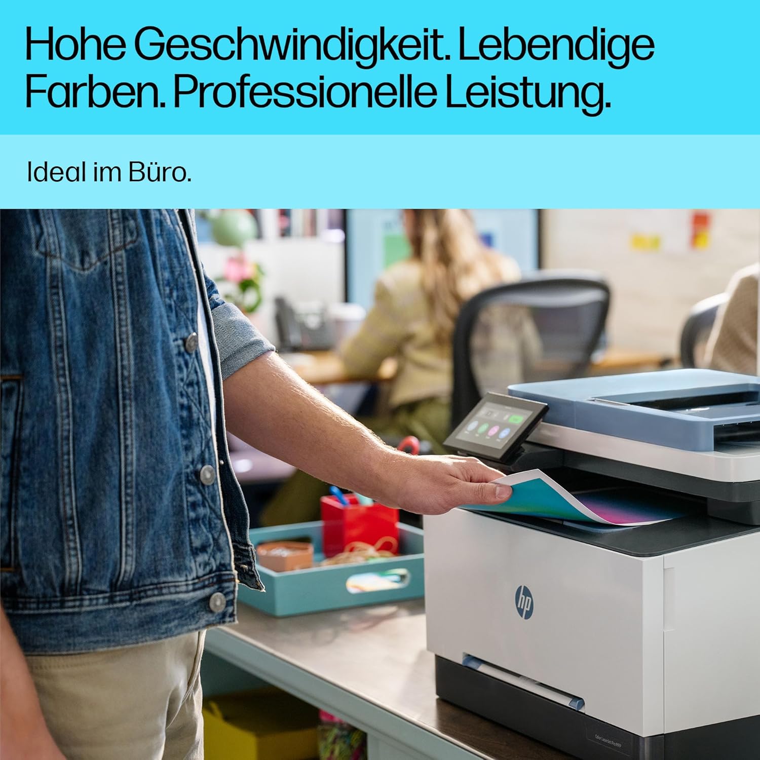 HP Color LaserJet Pro MFP 3302fdwg Multifunktions-Farblaserdrucker, Fax, Automatischer beidseitiger Druck, Touchscreen, Wi-Fi, Ethernet, USB, HP Wolf Pro Security