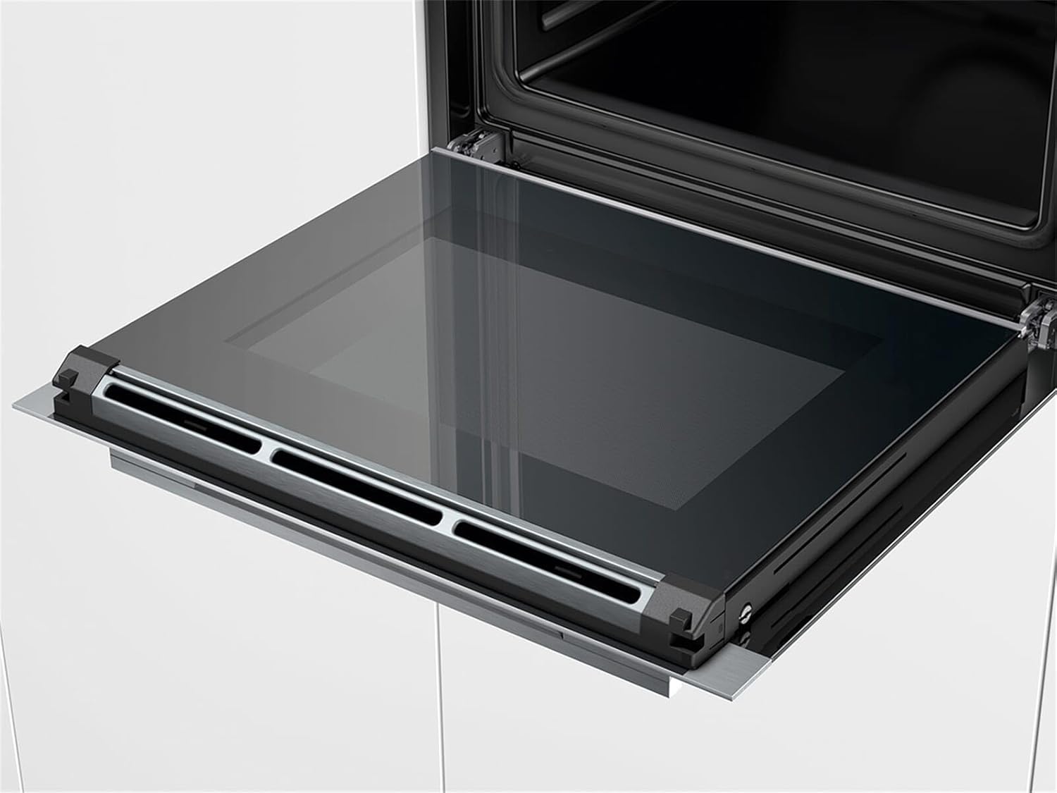 Siemens HB572ABS3, iQ300, Einbau-Backofen 60 x 60 cm, Air Fry, activeClean Pyrolyse Selbstreinung, LED-Touchbedienung, 3D Heißluft, Schnellaufheizung, cookControl10 Automatikprogramme, Edelstahl