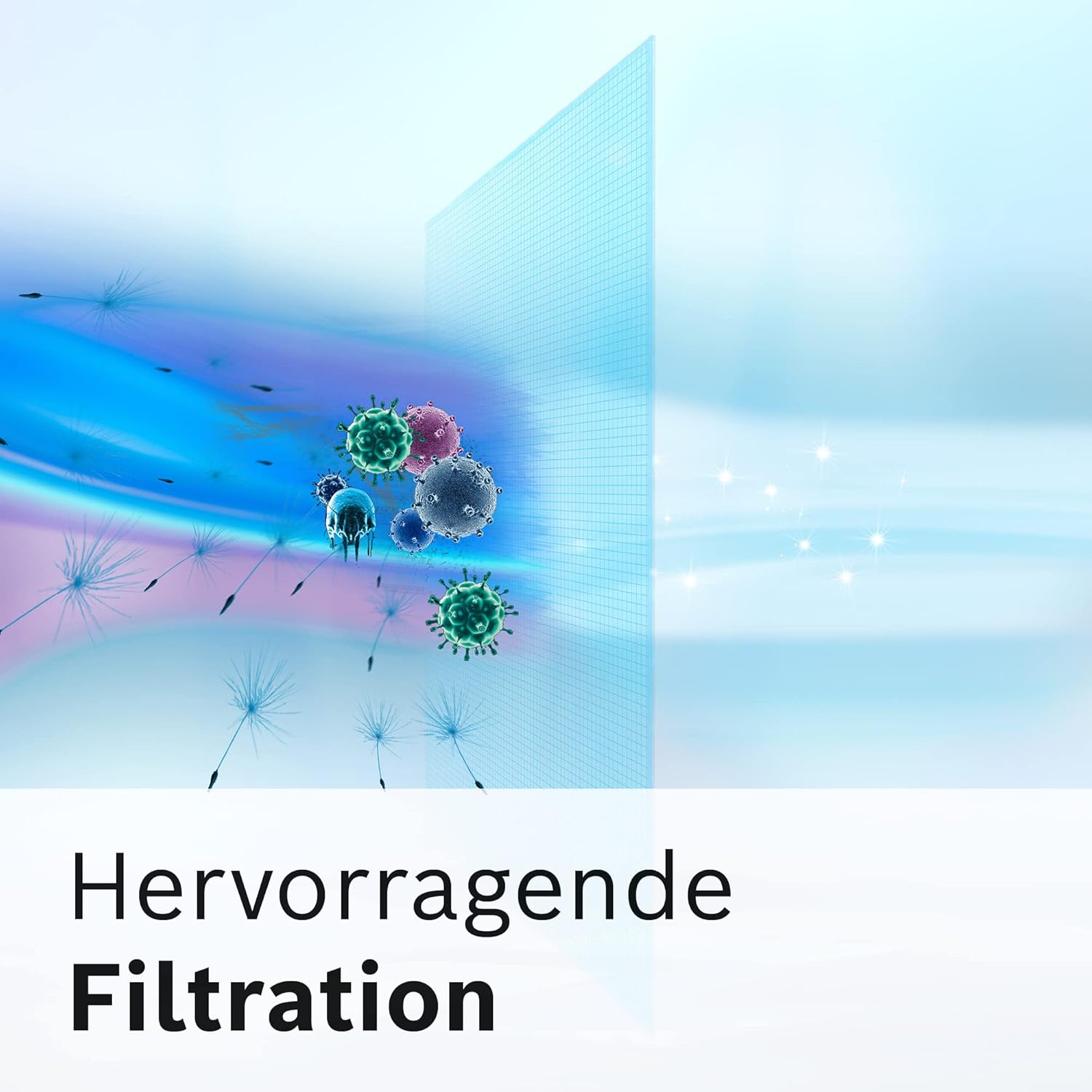 Bosch Staubsauger mit Beutel Serie 8 BGB75X494, Bodenstaubsauger, ideal für Allergiker, Hygiene-Filter, Bodendüse für Parkett, Teppich, Fliesen, langes Kabel, leise, 650 W, blau