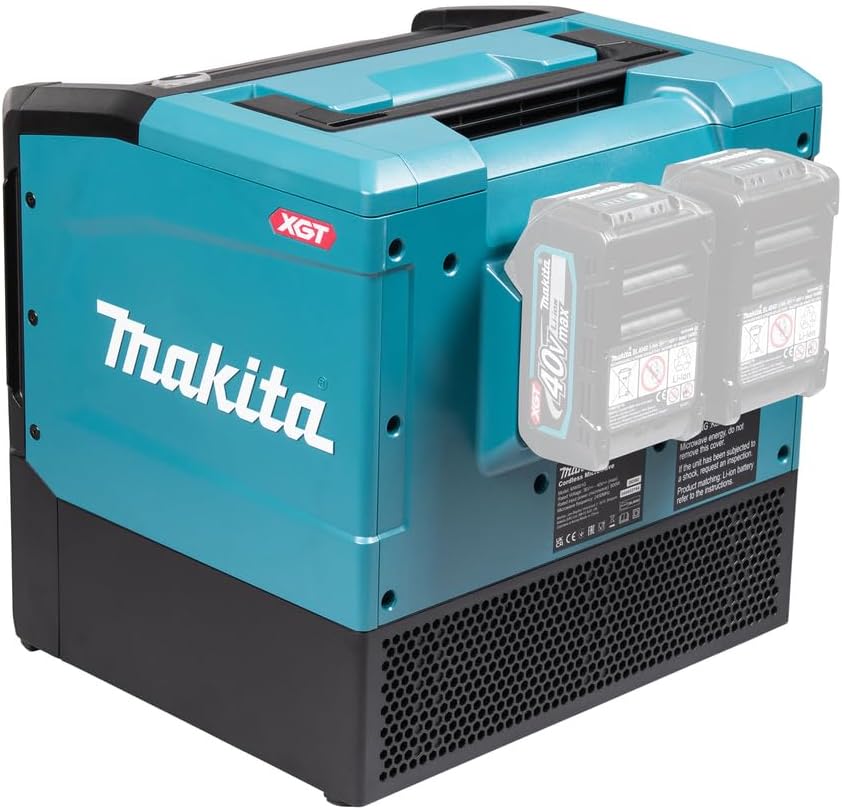 Makita MW001GZ Akku-Mikrowelle 40V max. 350/500 W, 8 l (ohne Akku, ohne Ladegerät)