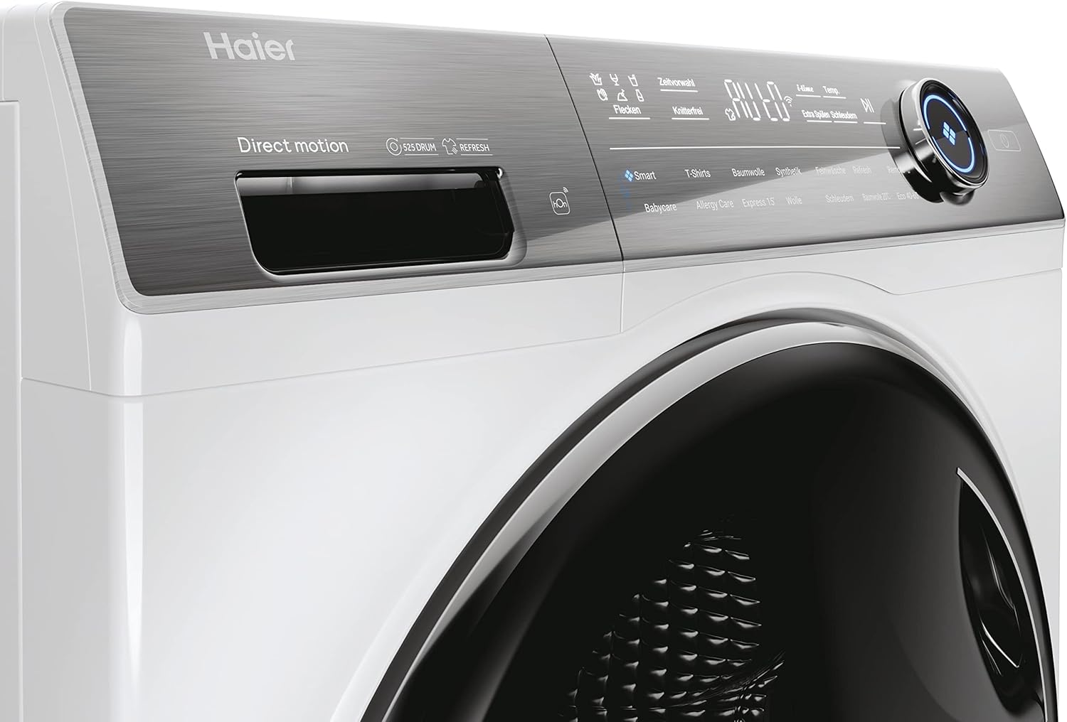Haier I-PRO SERIE 7 PLUS HW120-B14979EU1 Waschmaschine / 12 kg / 20% effizienter als Klasse A/Smart Home - Wi-Fi & hOn App/Direct Motion Motor/Refresh-Programm & Fleckenoptionen