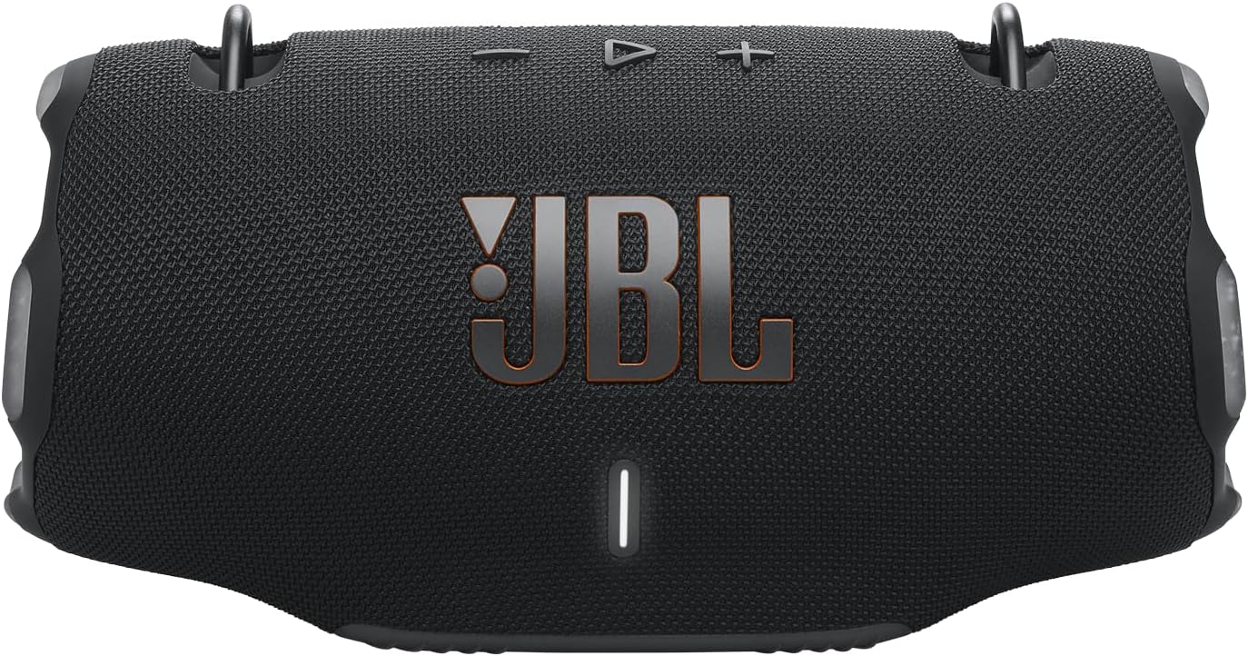 JBL Xtreme 4 Musikbox in Camouflage – Tragbare Bluetooth-Lautsprecher-Box mit tiefem Bass, KI-Sound-Boost und integrierter Powerbank – Wasserfest und staubfest – 24 Laufzeit