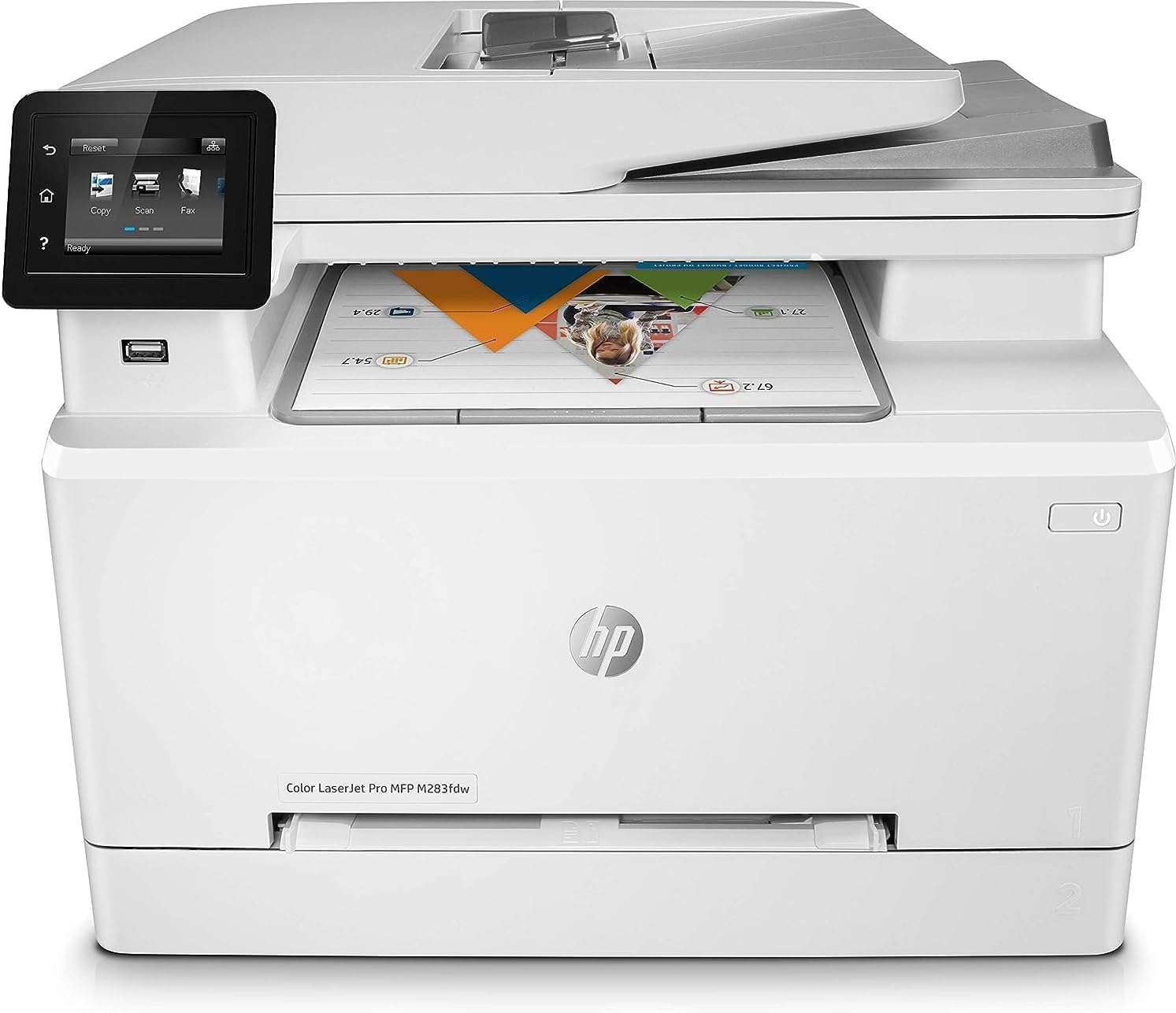 HP Color LaserJet Pro MFP 3302fdwg Multifunktions-Farblaserdrucker, Fax, Automatischer beidseitiger Druck, Touchscreen, Wi-Fi, Ethernet, USB, HP Wolf Pro Security