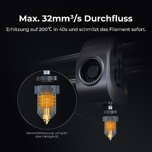 Creality K2 Plus Combo 3D-Drucker, 16-Farben Multimaterial-Druck, 350³mm XXL-Bauraum, Servo-Direktantrieb, Dual-KI-Kameras, Ultra-Leise <45dB, Aktive Heizkammer, RFID/WLAN (Industrie 4.0)