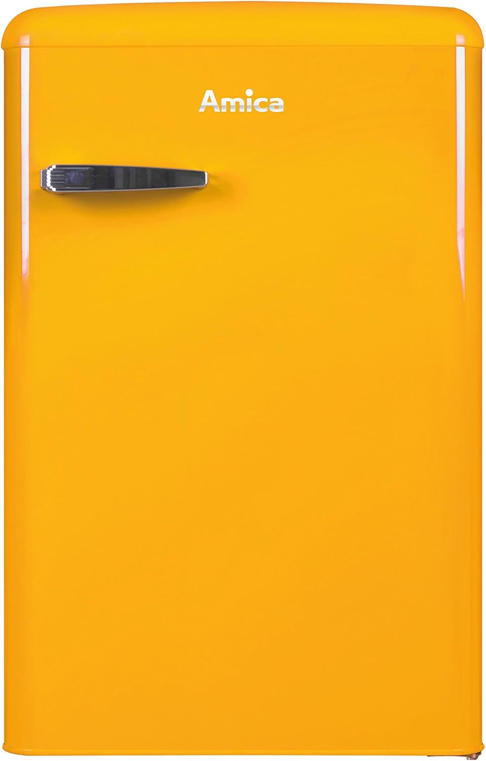 Amica KGC 15632 T Retro Kühl-/Gefrierkombination / Ice Blue (Türkis) / 144cm (H) x 55cm (B) x 62cm (T) / Retro-Design / Kühlschrank mit Gefrierfach