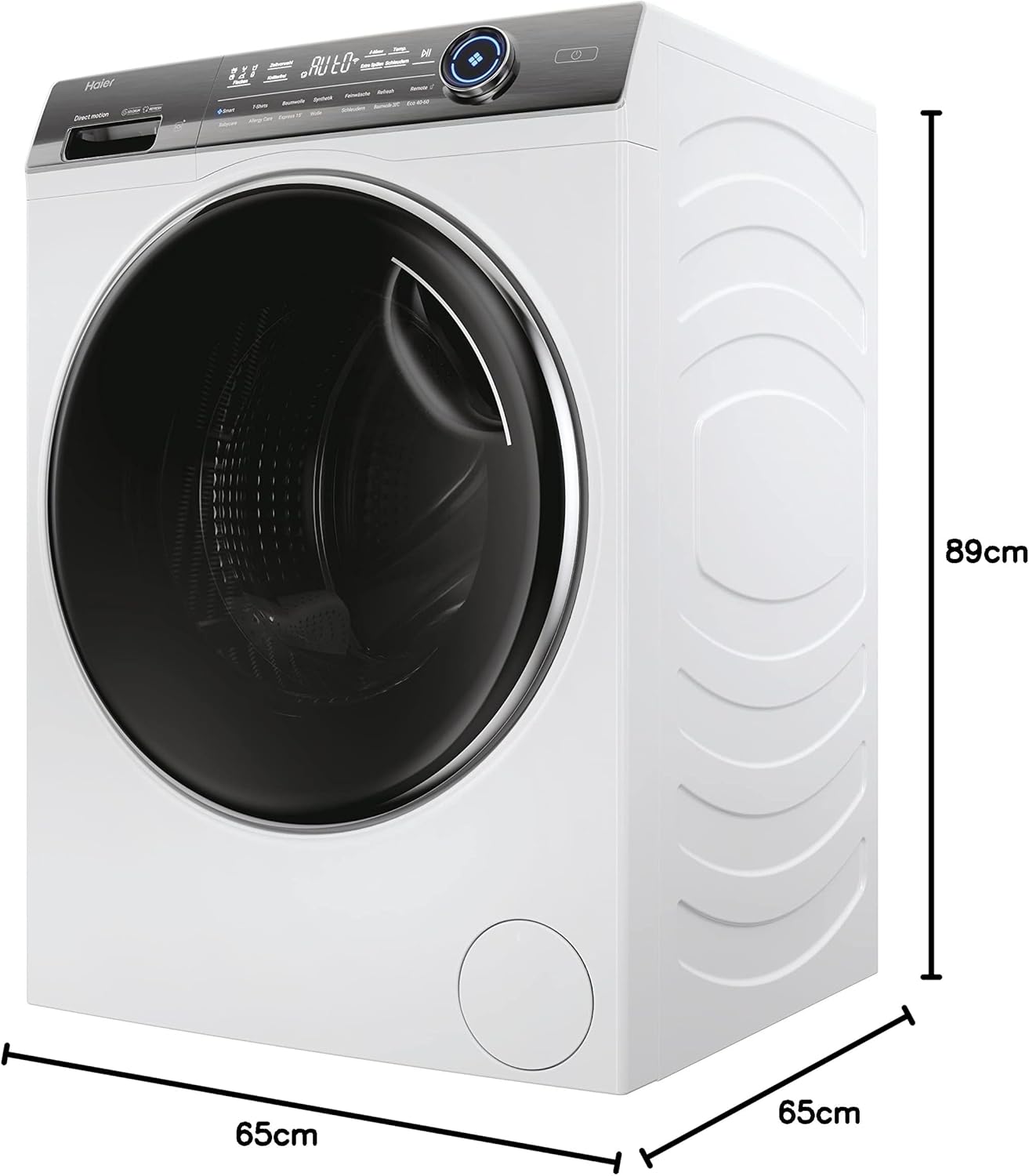 Haier I-PRO SERIE 7 PLUS HW120-B14979EU1 Waschmaschine / 12 kg / 20% effizienter als Klasse A/Smart Home - Wi-Fi & hOn App/Direct Motion Motor/Refresh-Programm & Fleckenoptionen