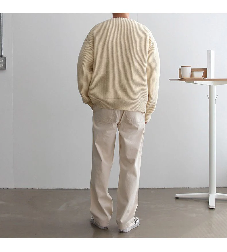 Herrenstrickjacke mit Reiverschluss