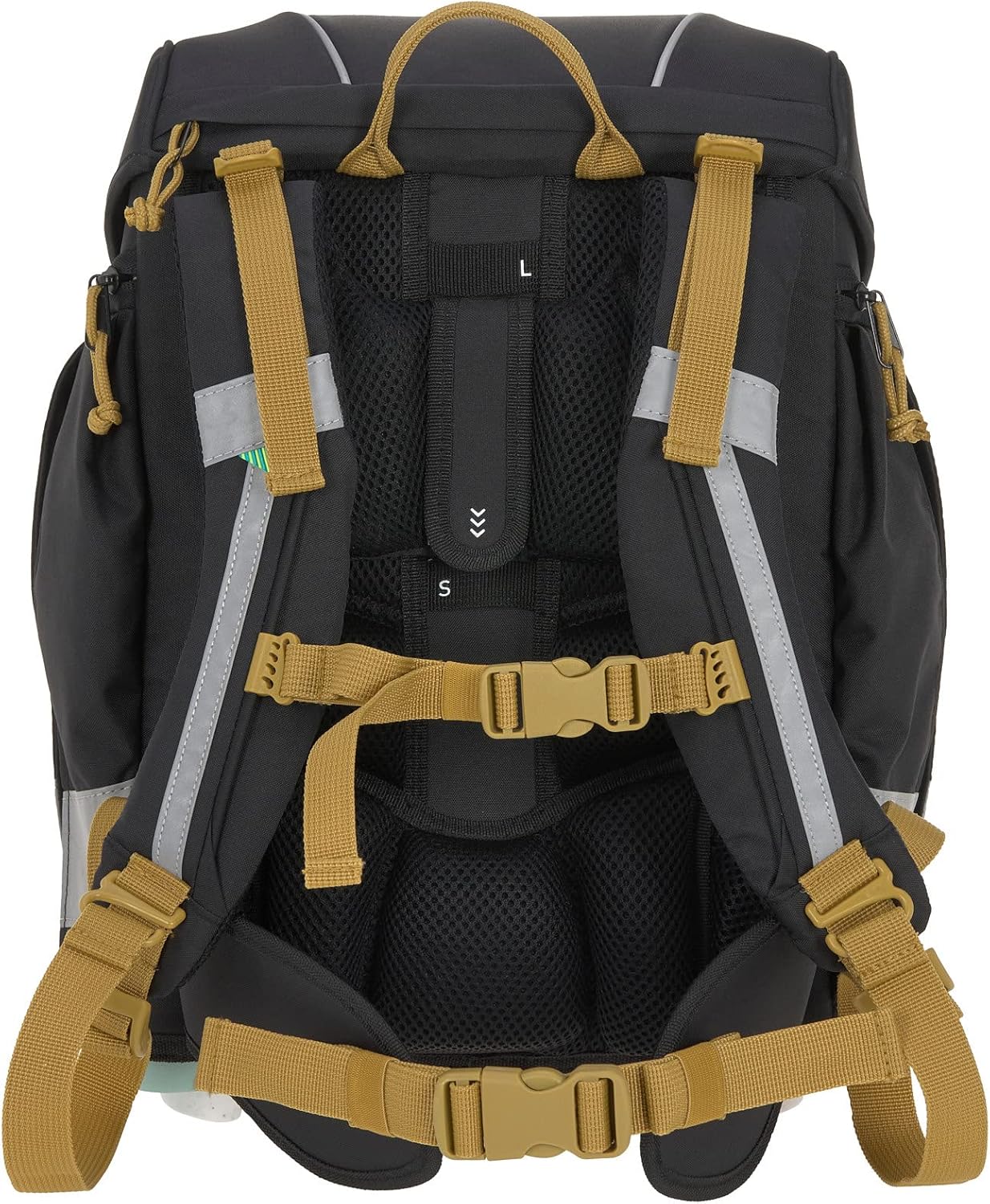 LÄSSIG 7-teiliges Schulranzen Set Kinder/School Set Boxy Unique Schwarz