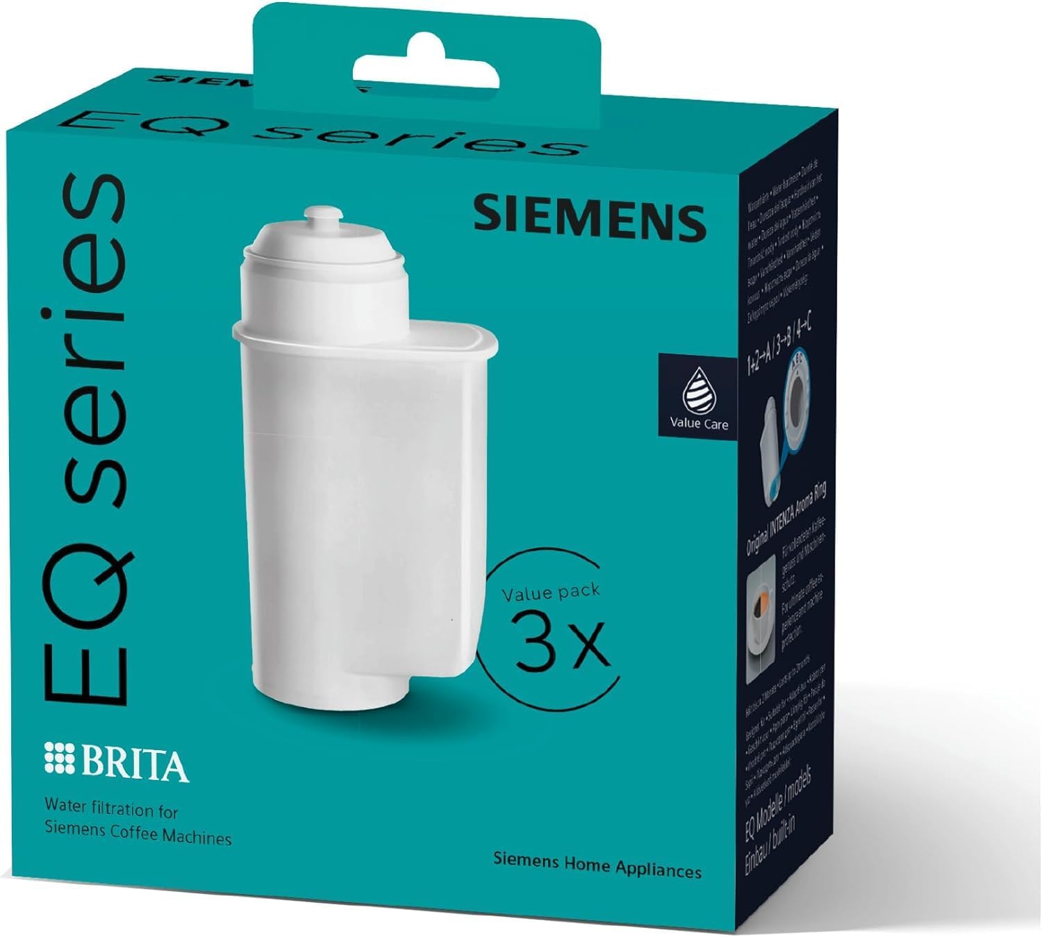 SIEMENS Kaffeevollautomat EQ6 plus s700 TE657503DE, für viele Kaffeespezialitäten, Milch-Aufschäumdüse, Keramikmahlwerk, Doppeltassenfunktion, Antikalk, automatische Dampfreinigung, 1500 W, edelstahl