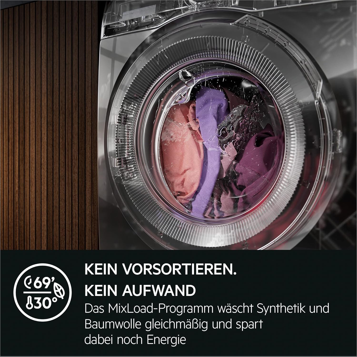 AEG L6FBG51470 Waschmaschine / Serie 6000 mit ProSense / Testsieger der Stiftung Warentest / 7,0 kg / Leise / Mengenautomatik / Nachlegefunktion / Kindersicherung / Wasserstopp / 1400 U/min
