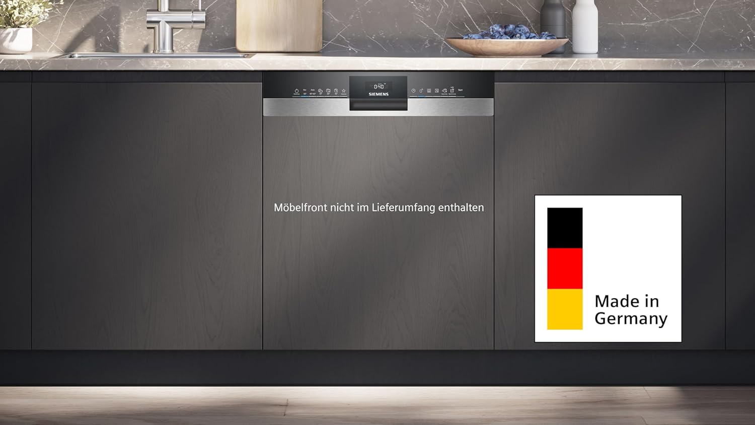 Siemens SN63EX14VE, iQ300 Smarter Geschirrspüler, Vollintegrierte Spülmaschine mit Besteckschublade, 60 cm, Auto Türöffnung dank autoOpen dry, Besonders leise durch iQdrive-Motor, infoLight aquaStop