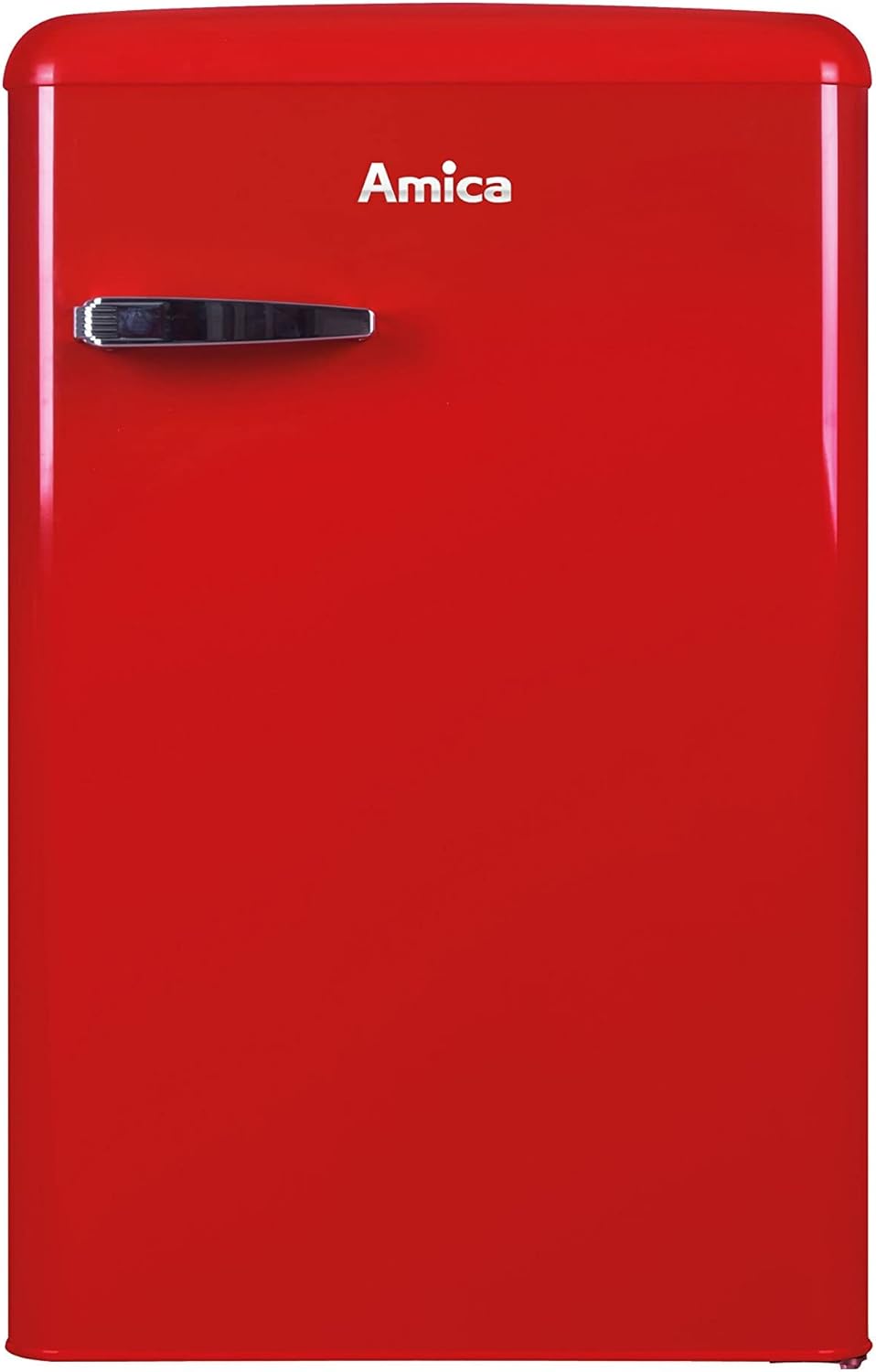 Amica KGC 15632 T Retro Kühl-/Gefrierkombination / Ice Blue (Türkis) / 144cm (H) x 55cm (B) x 62cm (T) / Retro-Design / Kühlschrank mit Gefrierfach