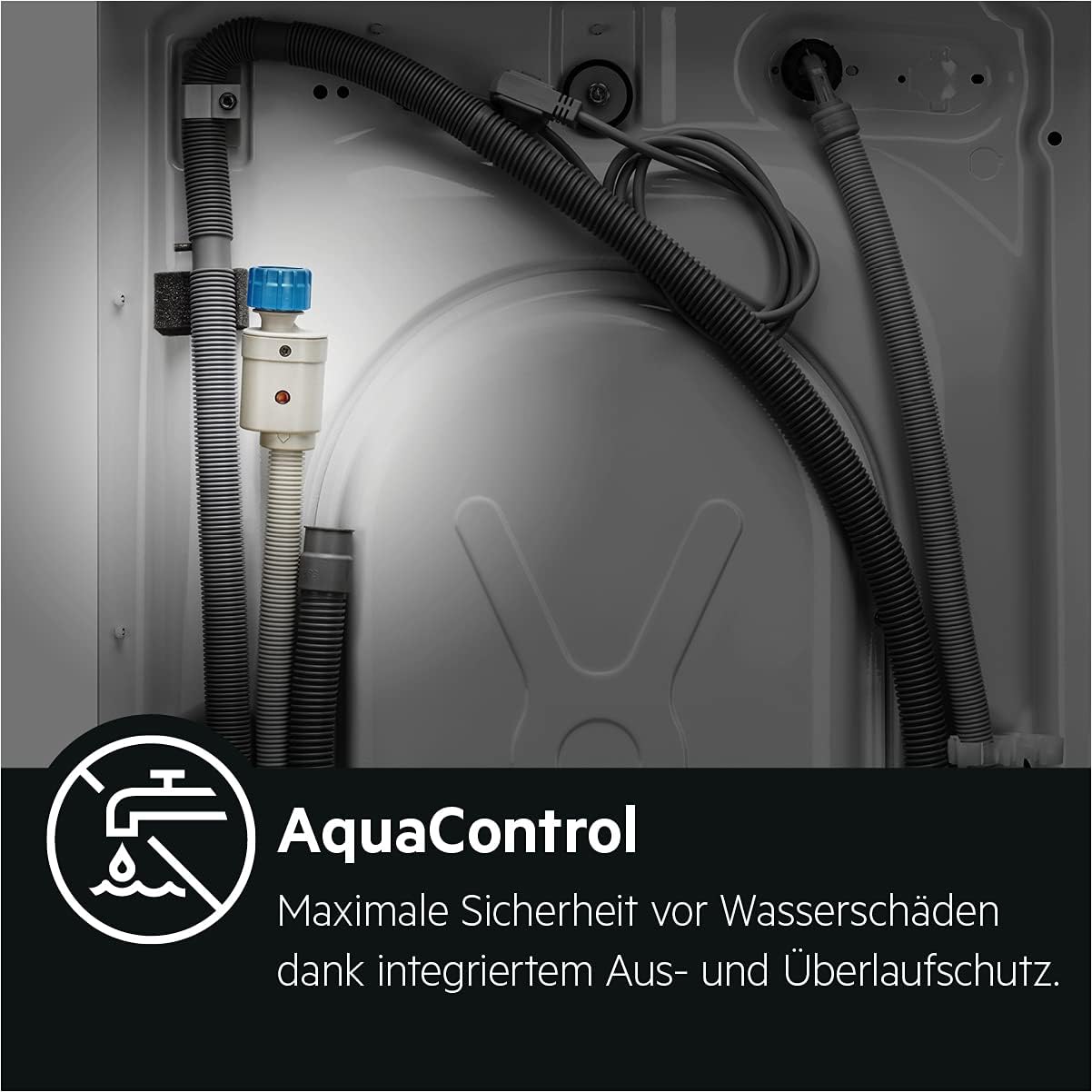 AEG L7WBA60680 Waschtrockner / DualSense - schonende Pflege / 8 kg Waschen / 5 kg Trocknen / D / energiesparend / Mengenautomatik / Nachlegefunktion / ProSteam - Auffrischfunktion / 1600 U/min Weiß