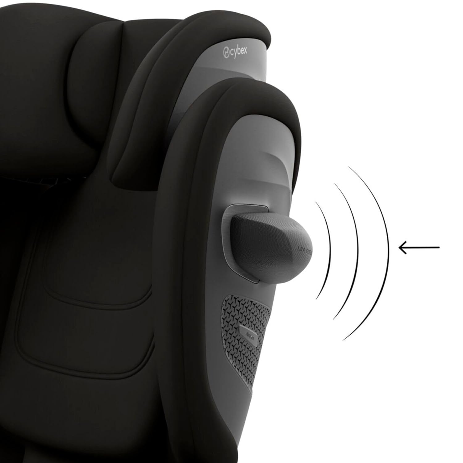 CYBEX Gold Kinder-Autositz Solution G i-Fix, Für Autos mit und ohne ISOFIX, Ab ca. 3 bis 12 Jahre (100 - 150 cm), Ab ca. 15 bis 50 kg, Lava Grey