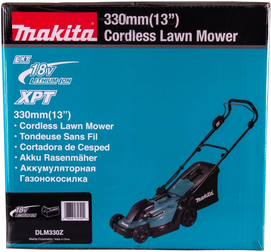 Makita DLM330Z Akku-Rasenmäher 18V (ohne Akku, ohne Ladegerät), Petrol