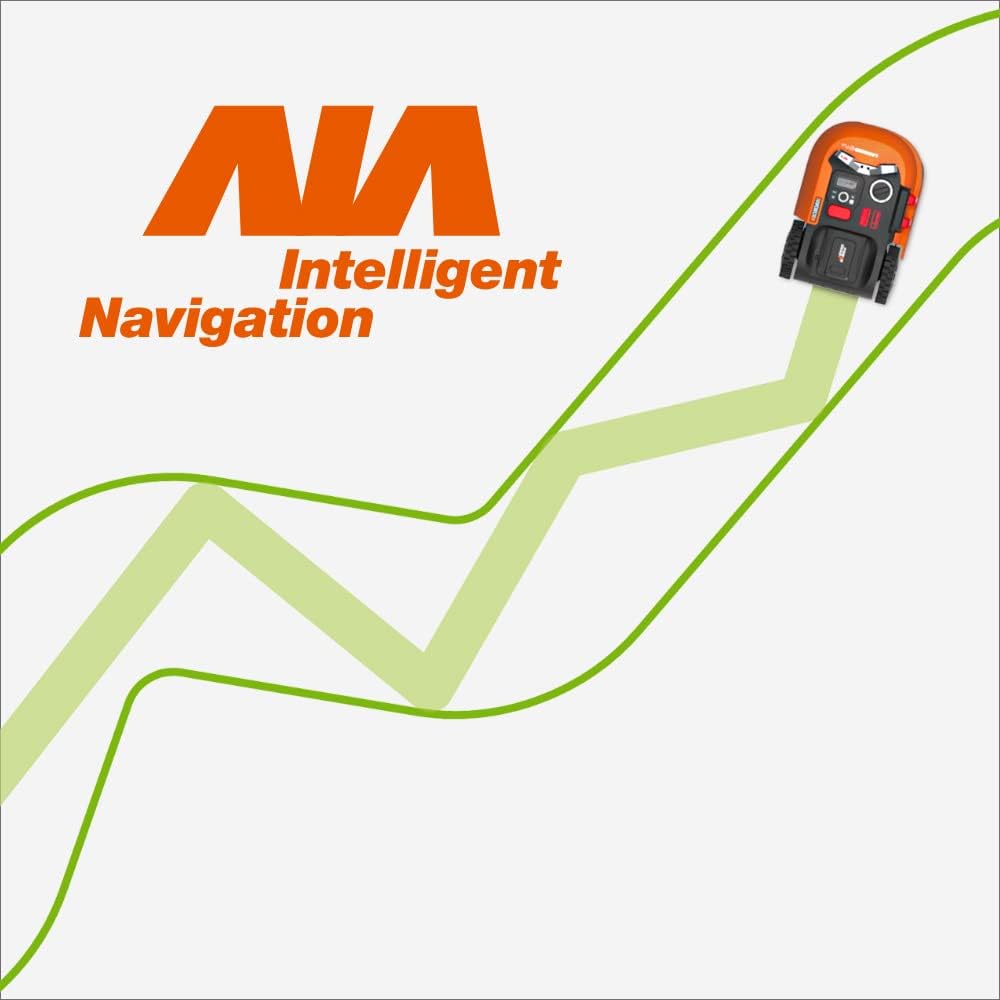 WORX Landroid Vision M600 Mhroboter WR206E.1 für Grten bis 600m - intelligenter Mhroboter ohne Begrenzungskabel – WLAN & Bluetooth – aktive Hindernisvermeidung mit KI-Technologie – APP Steuerung