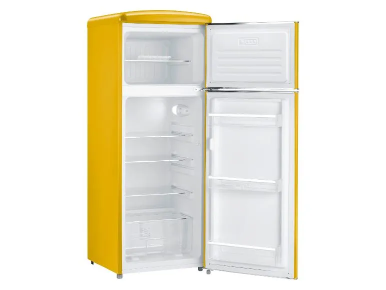 Kühl-/Gefrierkombination, im stilechten Retro-Design