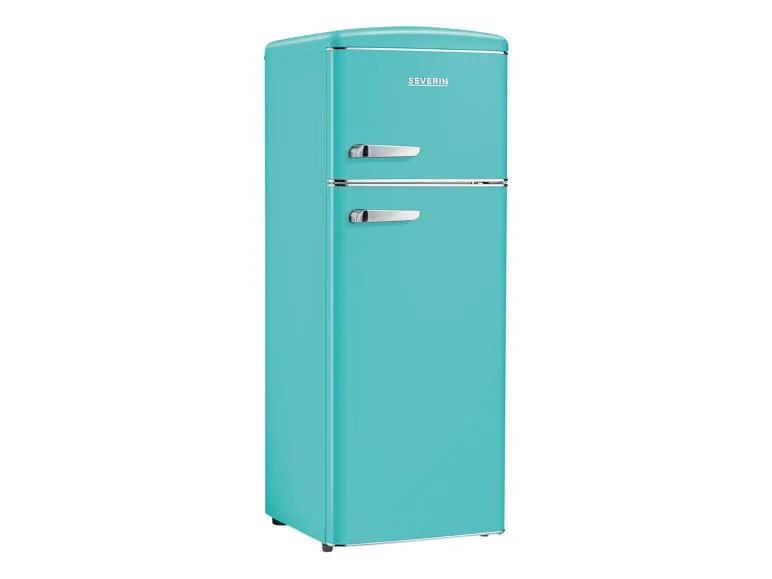 Kühl-/Gefrierkombination, im stilechten Retro-Design