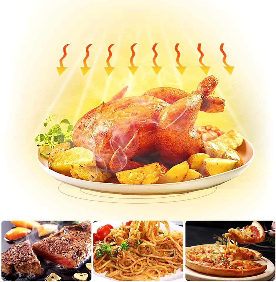 Hisense Elektronische Mikrowelle, Fassungsvermögen 23 l, Leistung 800 W, Grillleistung 1000 W, LED-Display mit Touch-Steuerung, Schwarz