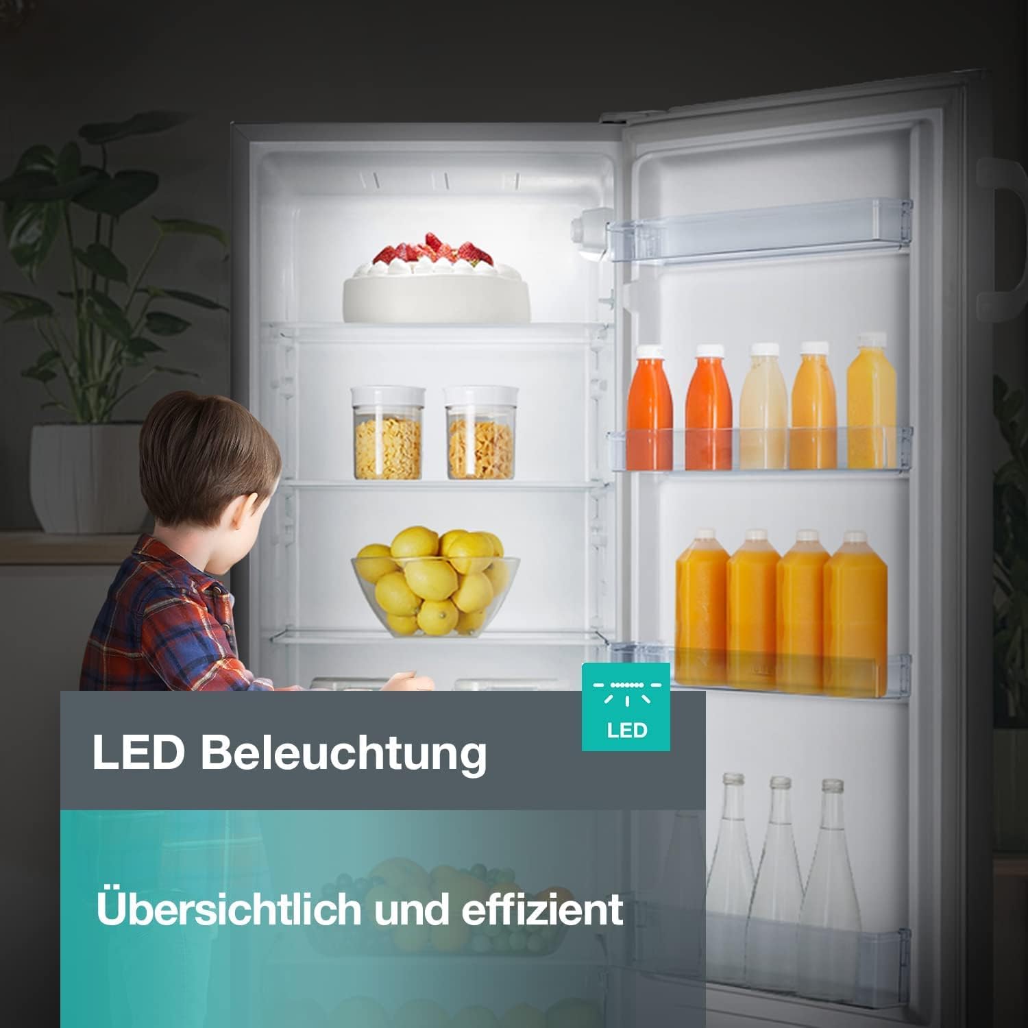 Gorenje R 4142 PW Kühlschrank/ Höhe 143,4 cm/ 242 L / LED Beleuchtung, Weiß