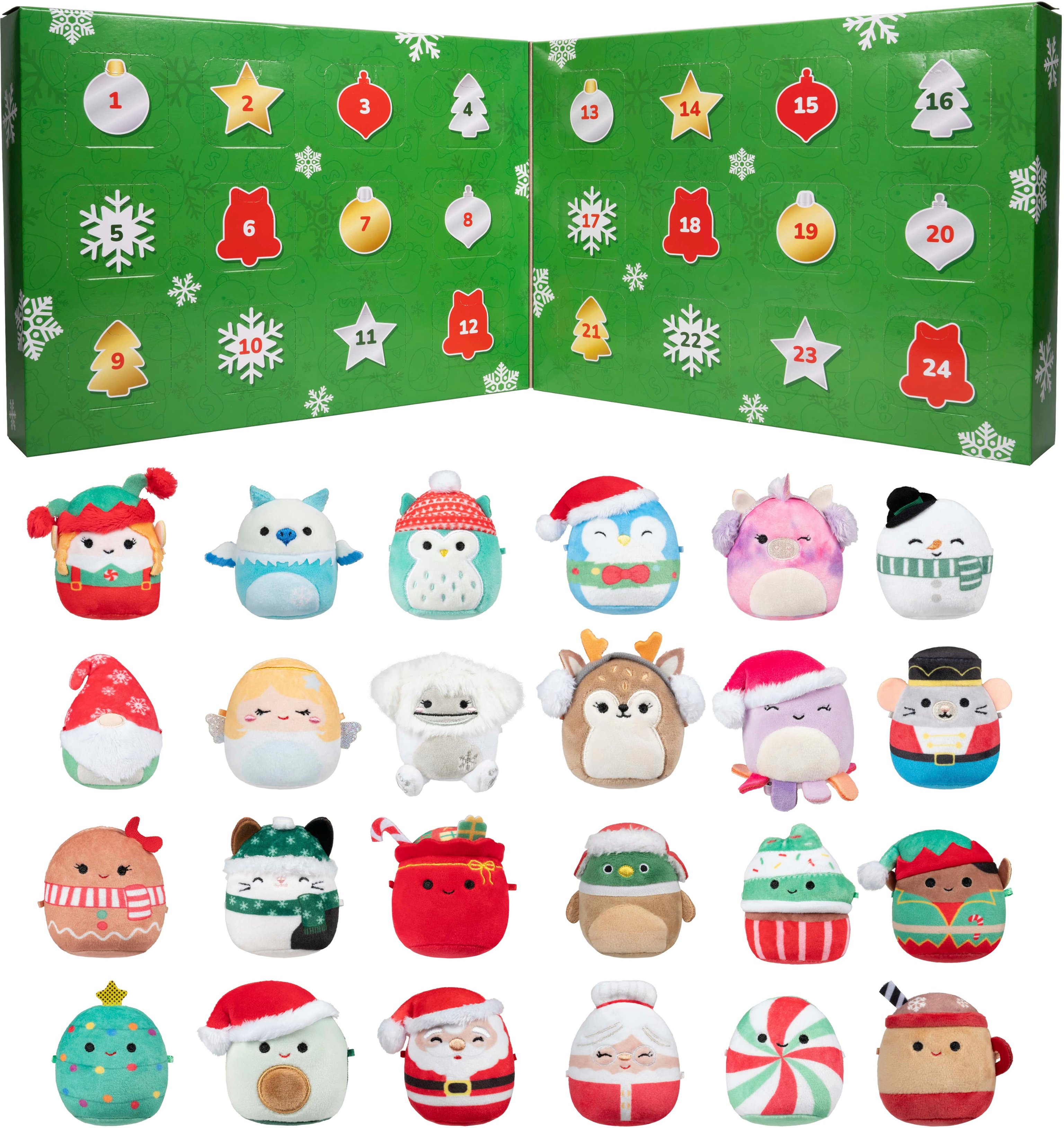 Squishmallows  24-Day Micromallows Holiday Advent Calendar