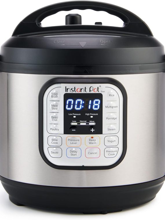 2024 Instant Pot Duo 7-in-1 Mini Electric Pressure Cooker  Slow Rice Cooker  Steamer  Sauté  Yogurt Maker  Warmer & Sterilizer  Includes Free App with over 1900 Recipes  Stainless Steel  3 Quart