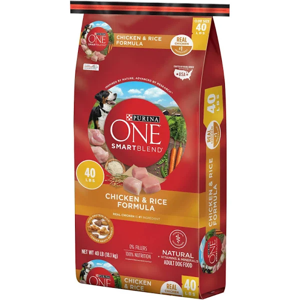 One Smartblend Dog Food, Chicken & Rice Formula, Adult, 40 Pounds - 40 lb