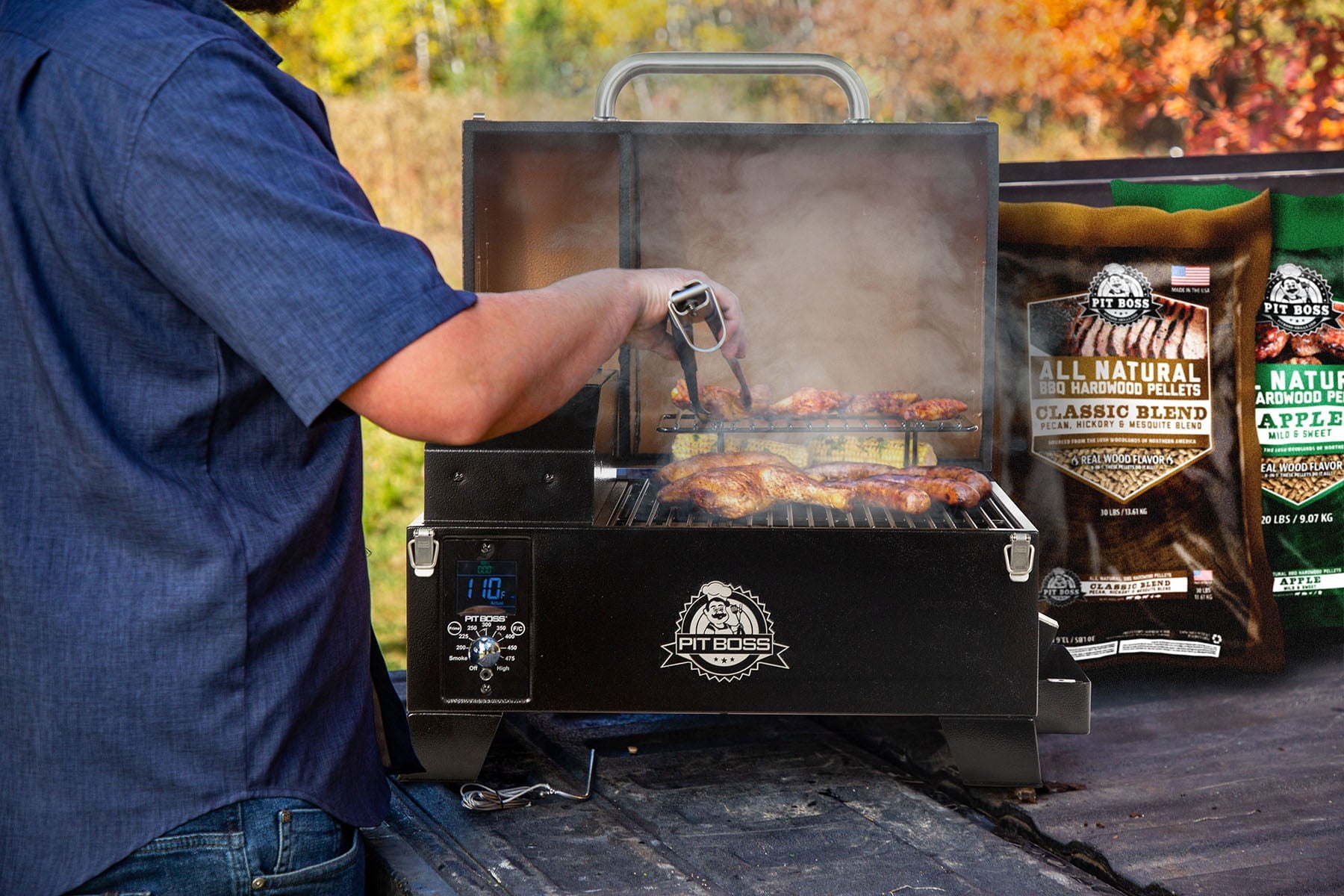 Pitboss Pit Boss Table Top Pellet Grill - Copper